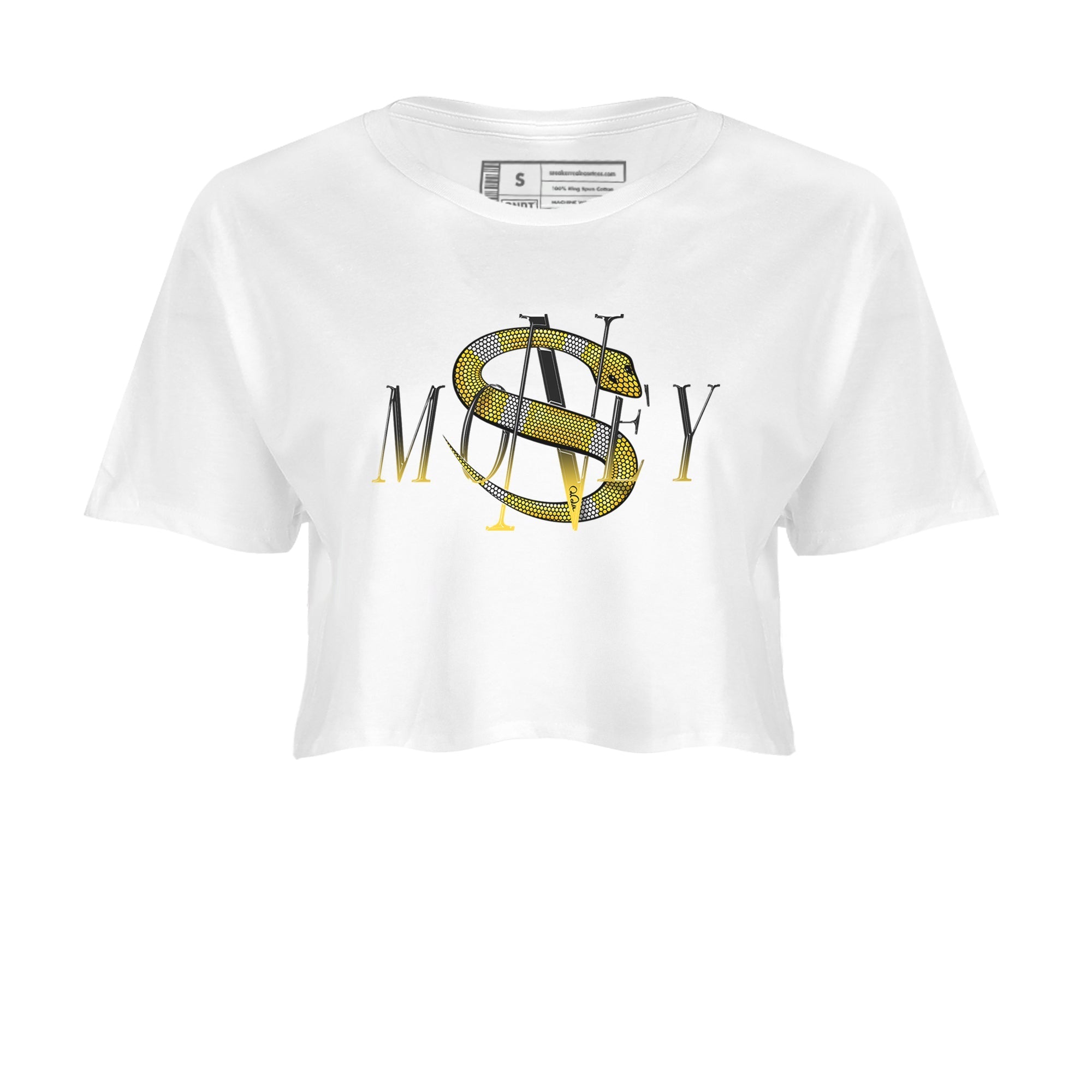 Money Snake snkmatch Women's Top - Air Jordan 1 Yellow Ochre