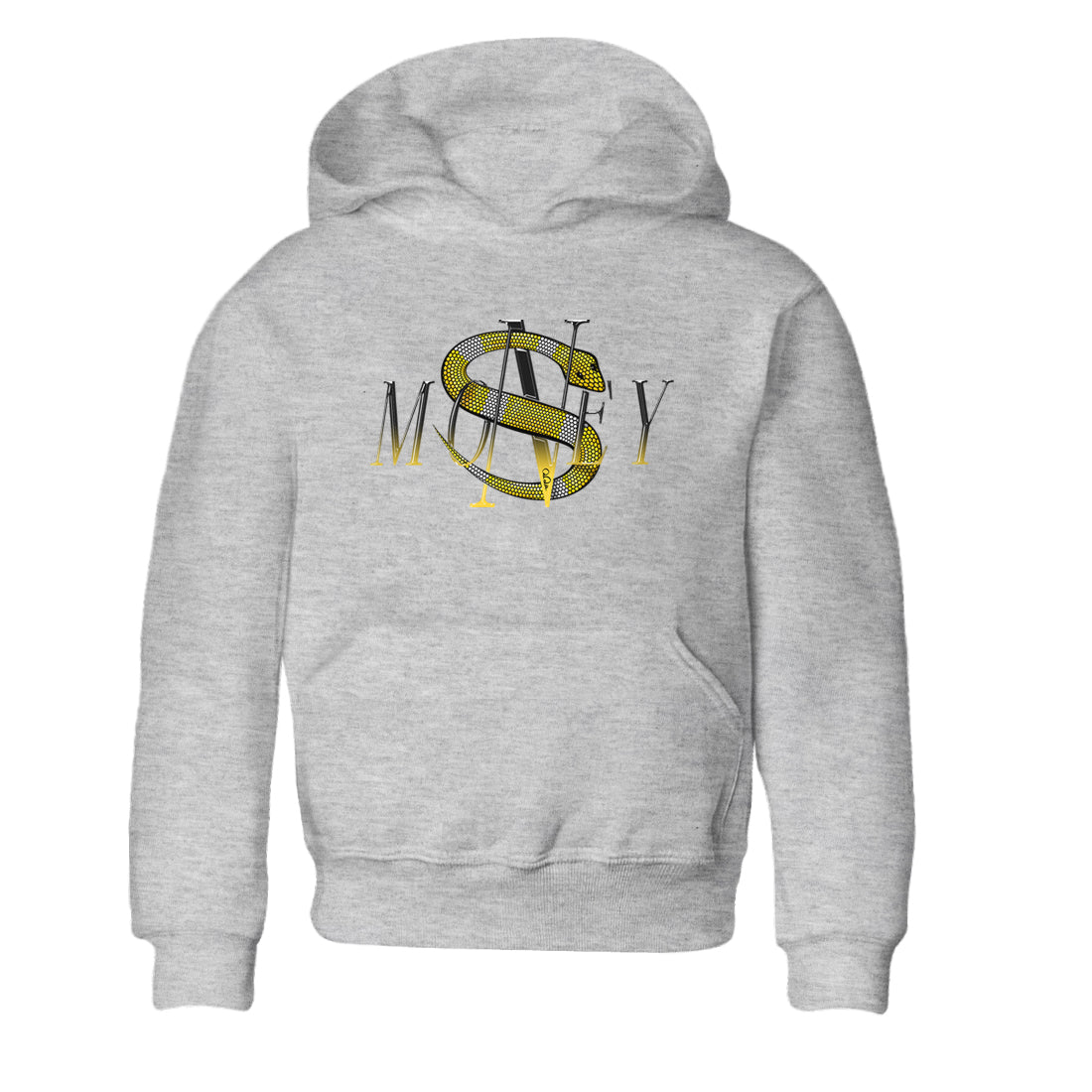 Money Snake snkmatch Tees Kids - Air Jordan 1 Yellow Ochre