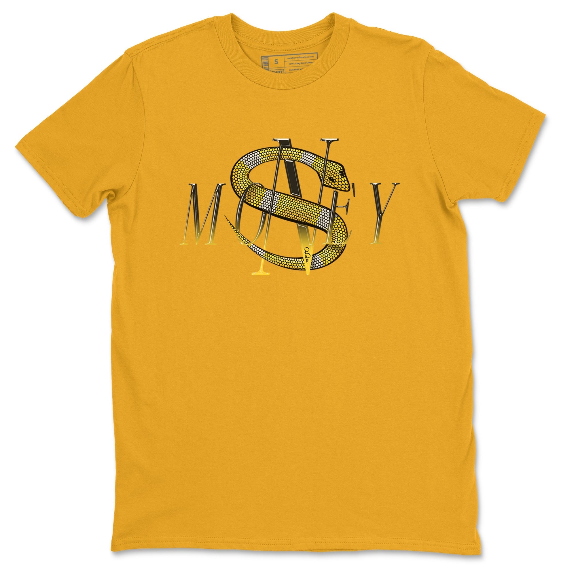 Money Snake snkmatch Tees - Air Jordan 1 Yellow Ochre