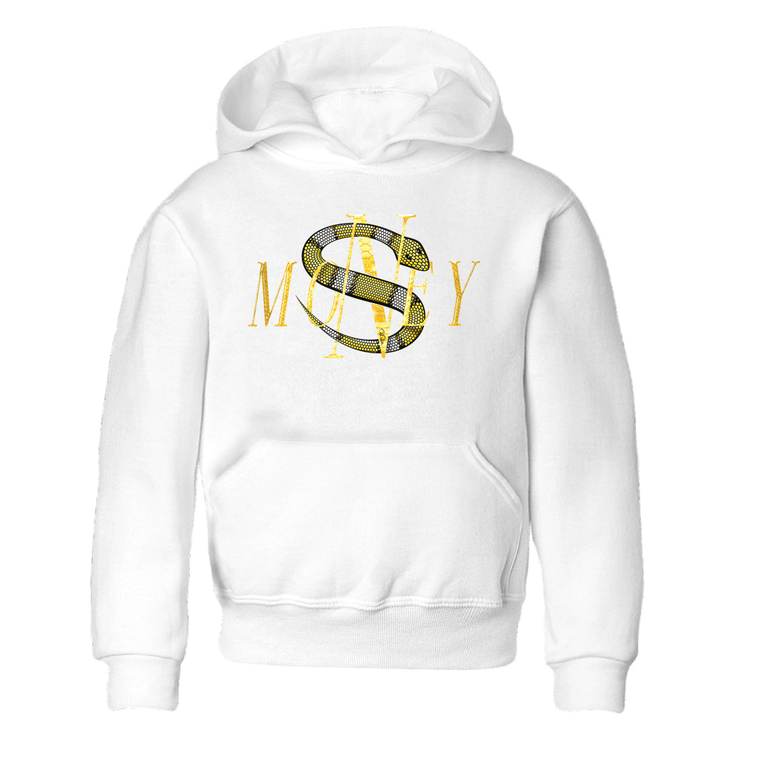 Money Snake Kids Tops - Air Jordan 11 Yellow Python