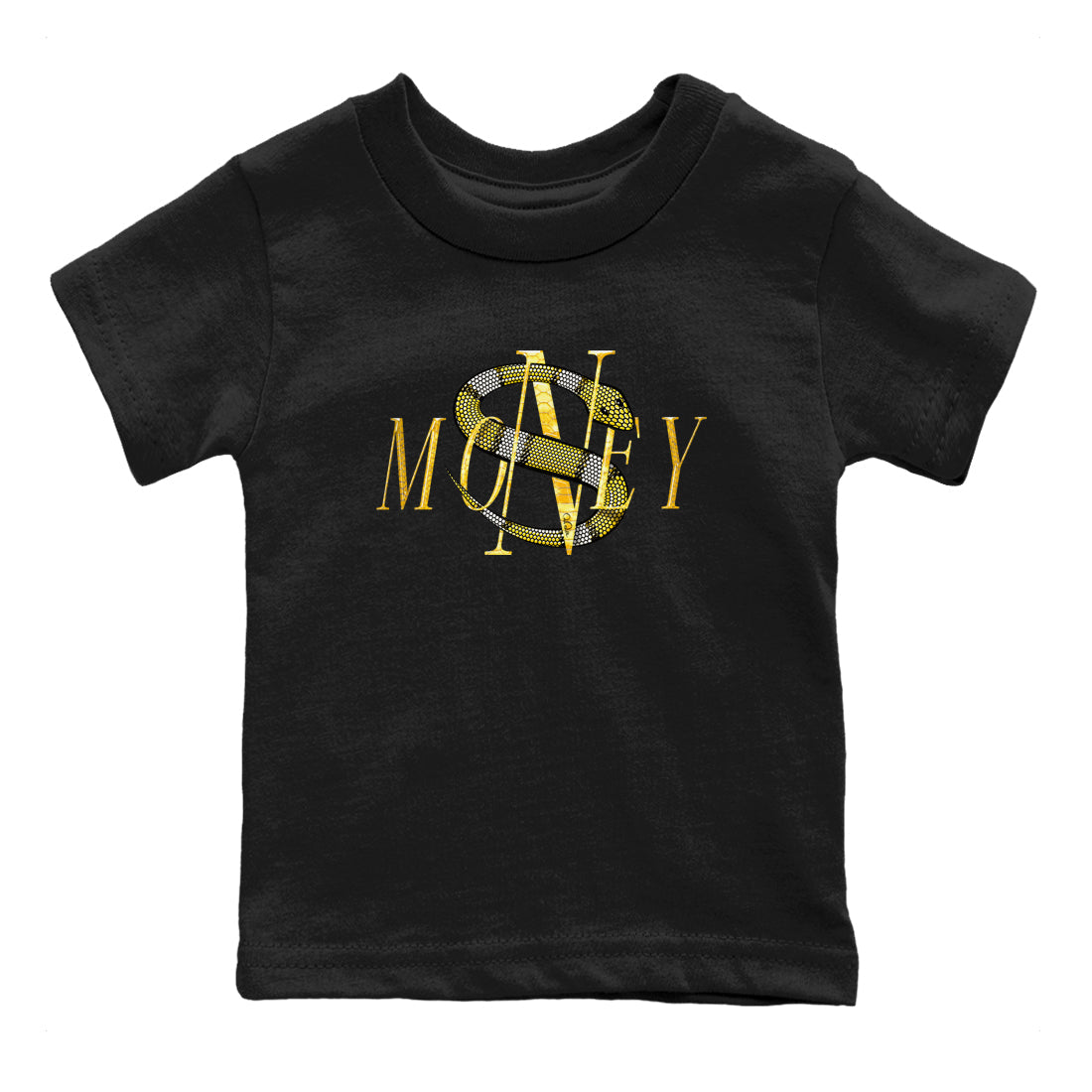 Money Snake Kids Tops - Air Jordan 11 Yellow Python
