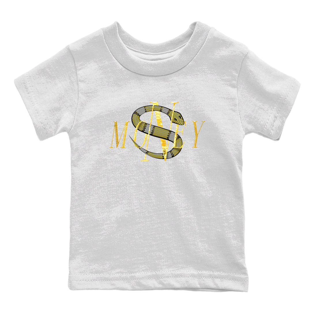 Money Snake Kids Tops - Air Jordan 11 Yellow Python