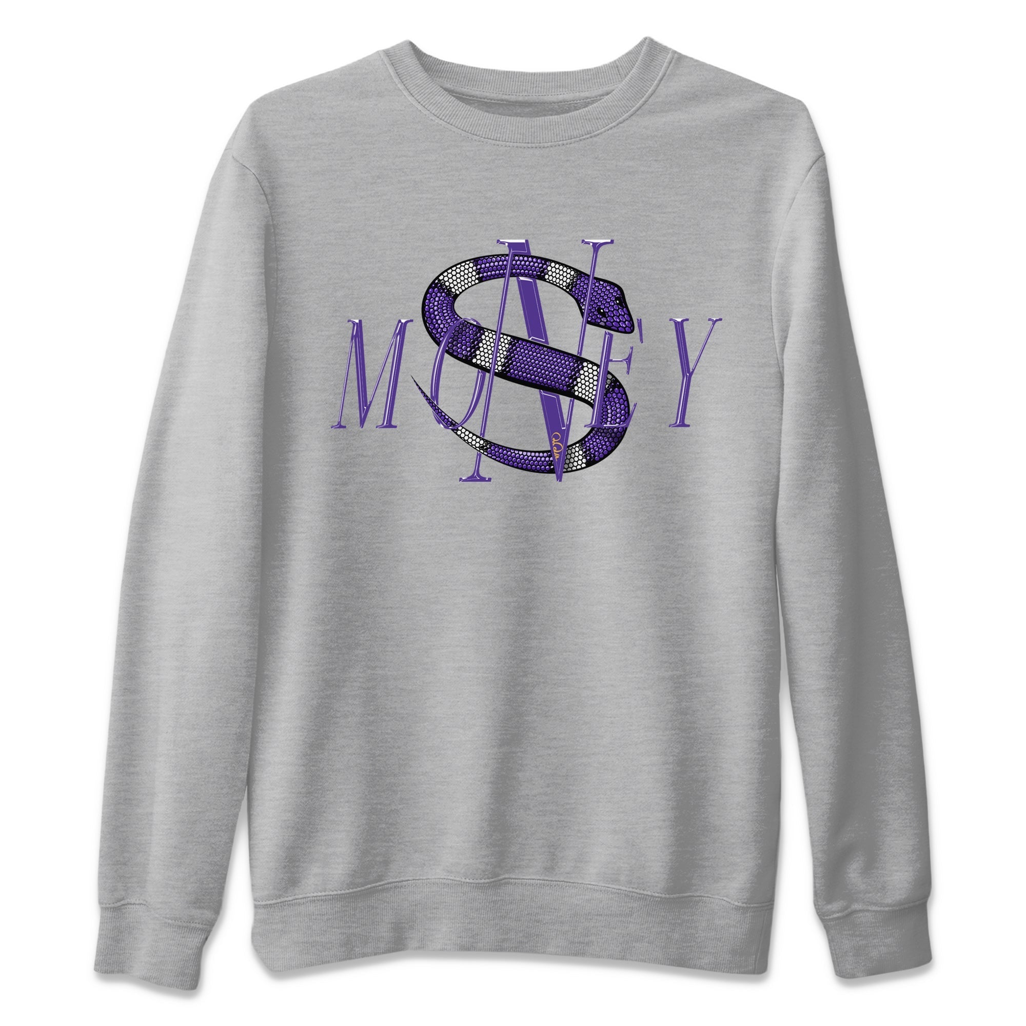 Money Snake Unisex Tops - Air Jordan 12 Field Purple