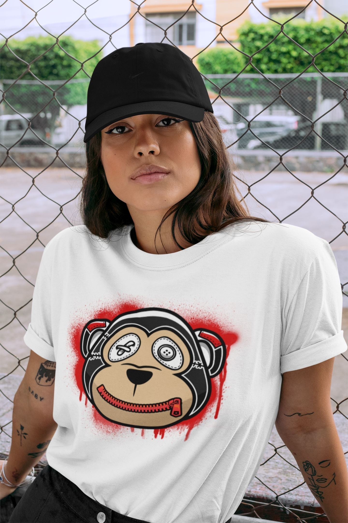 Monkey Face Unisex Tops - Air Jordan 12 Playoffs