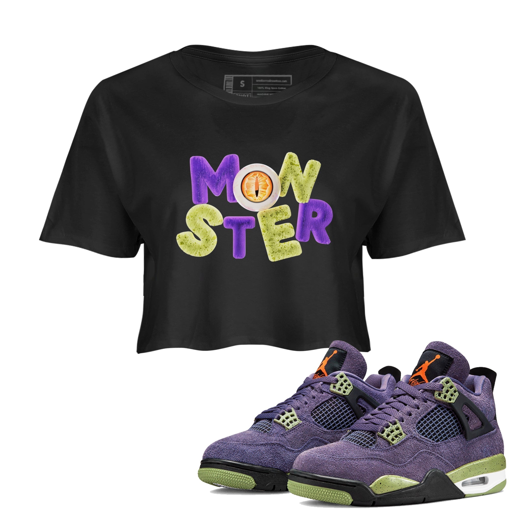 Monster snkmatch Women's Top - Air Jordan 4 Canyon Purple