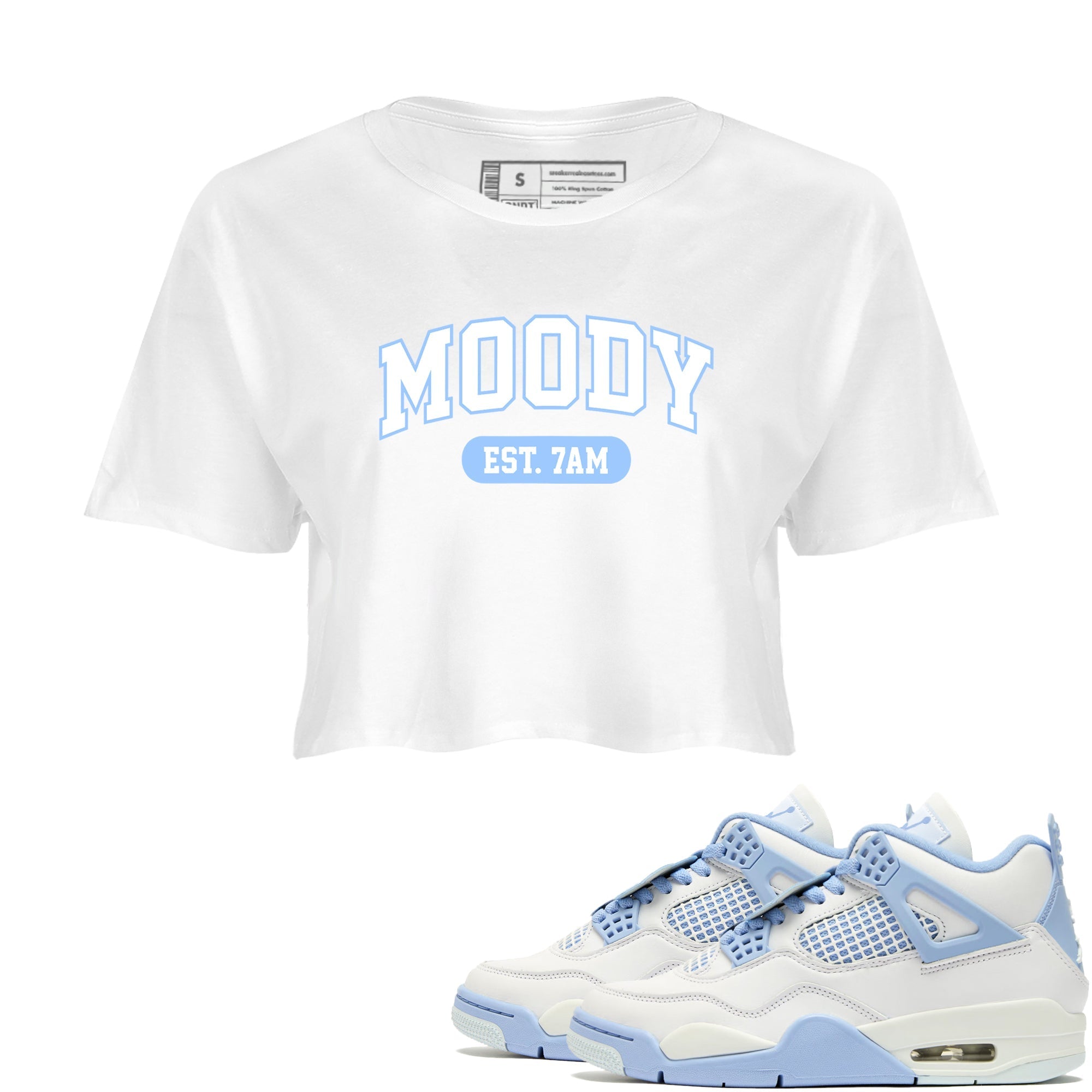Moody snkmatch Women's Top - Air Jordan 4 Aluminum