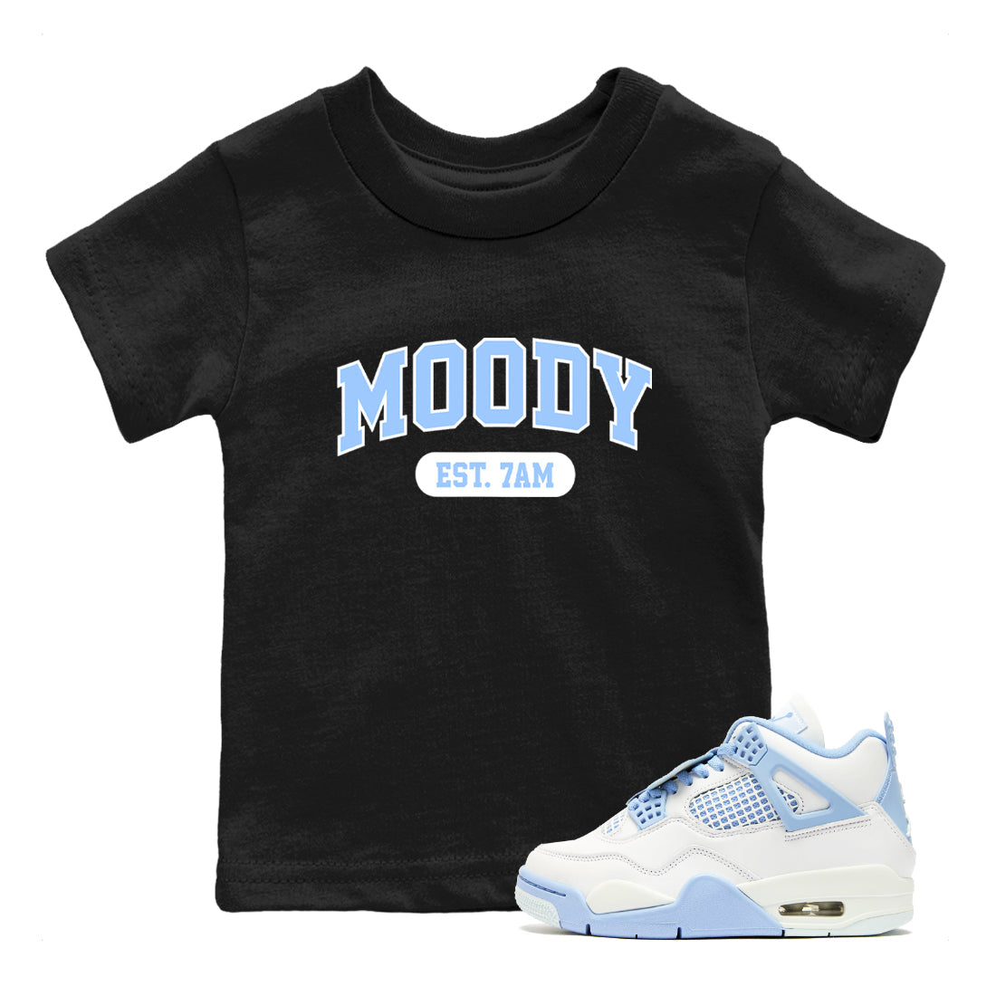 Moody snkmatch Tees Kids - Air Jordan 4 Aluminum