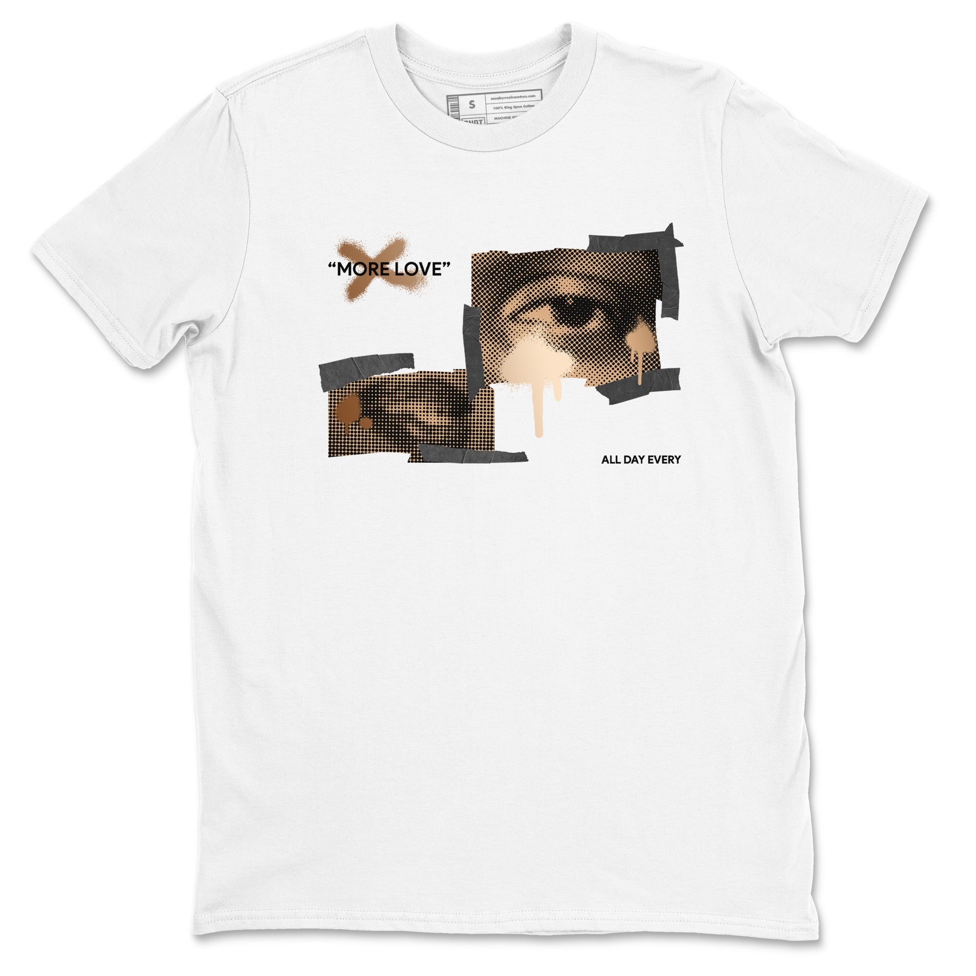 More Love snkmatch Tees - Air Foamposite One Metallic Copper