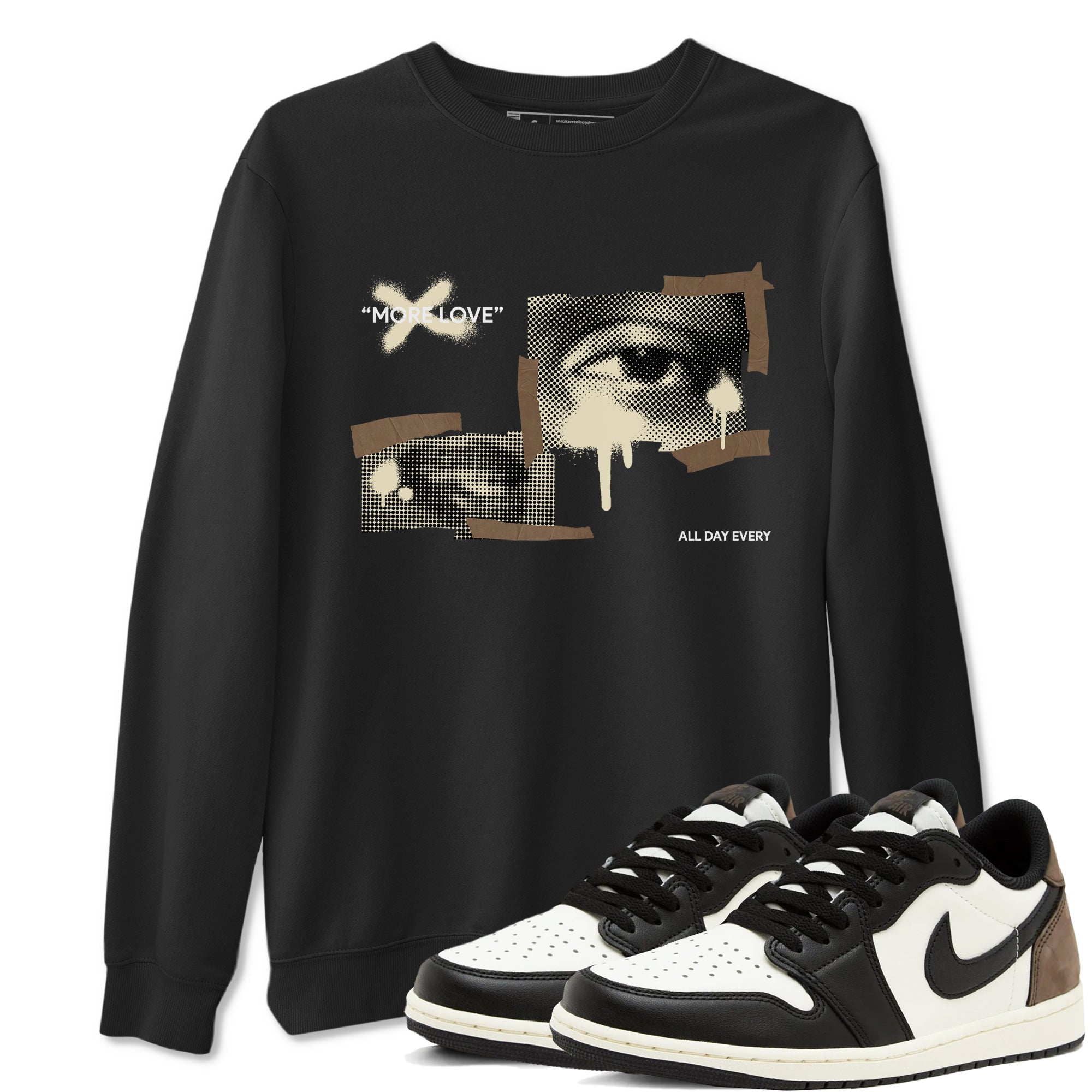 More Love snkmatch Tees - Air Jordan 1 Mocha