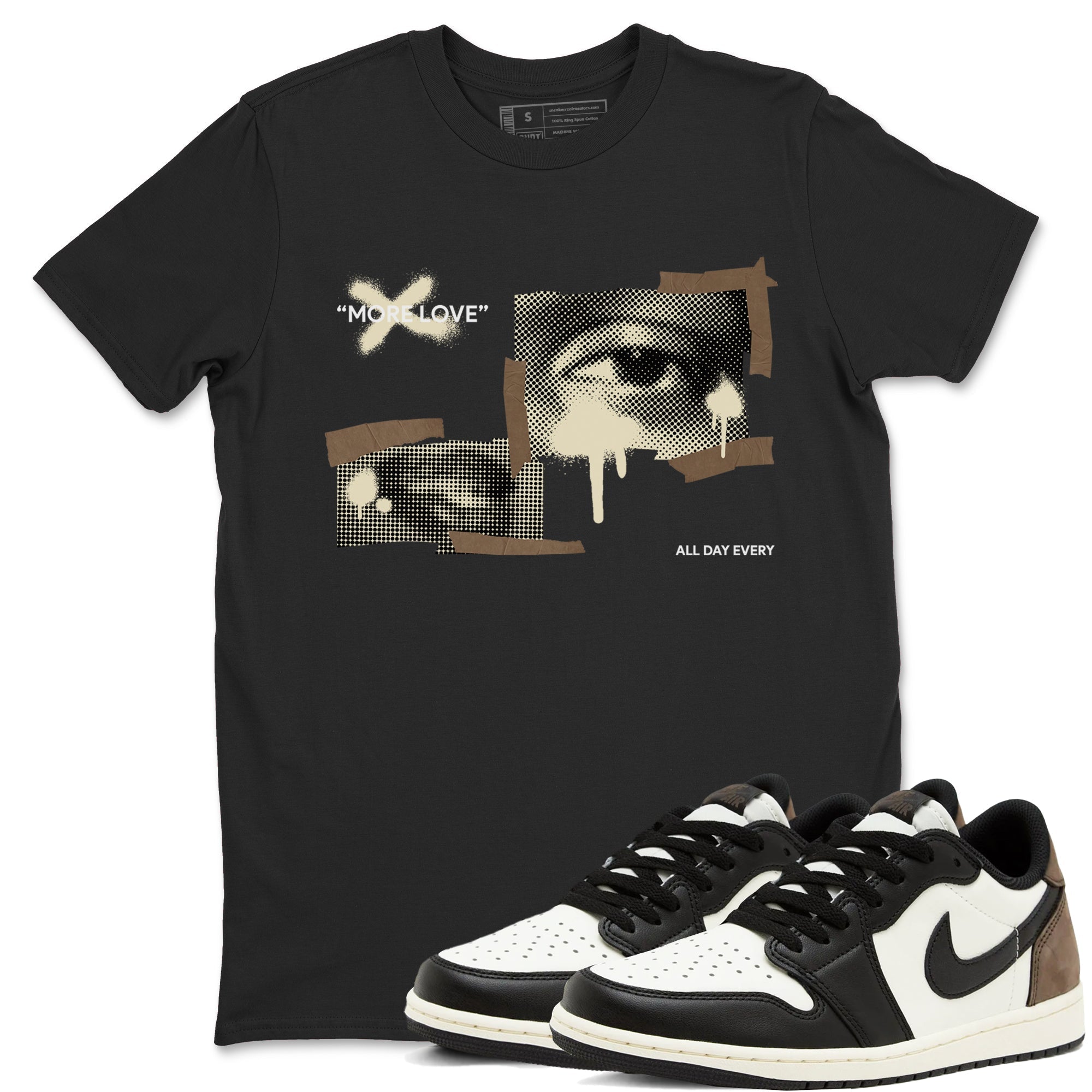 More Love snkmatch Tees - Air Jordan 1 Mocha