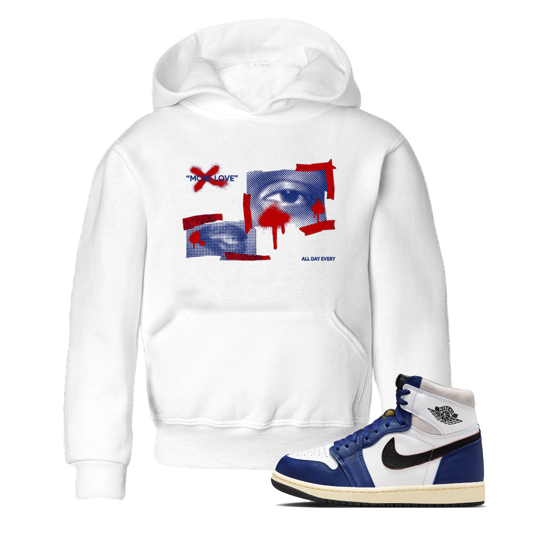 More Love snkmatch Tees Kids - Air Jordan 1 Rare Air