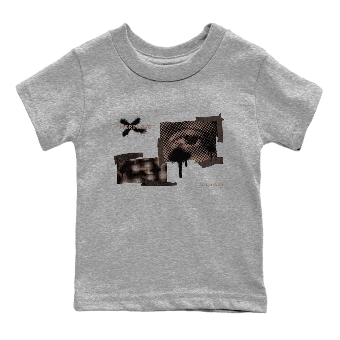 More Love snkmatch Tees Kids - Air Jordan 1 Travis Scott Velvet Brown