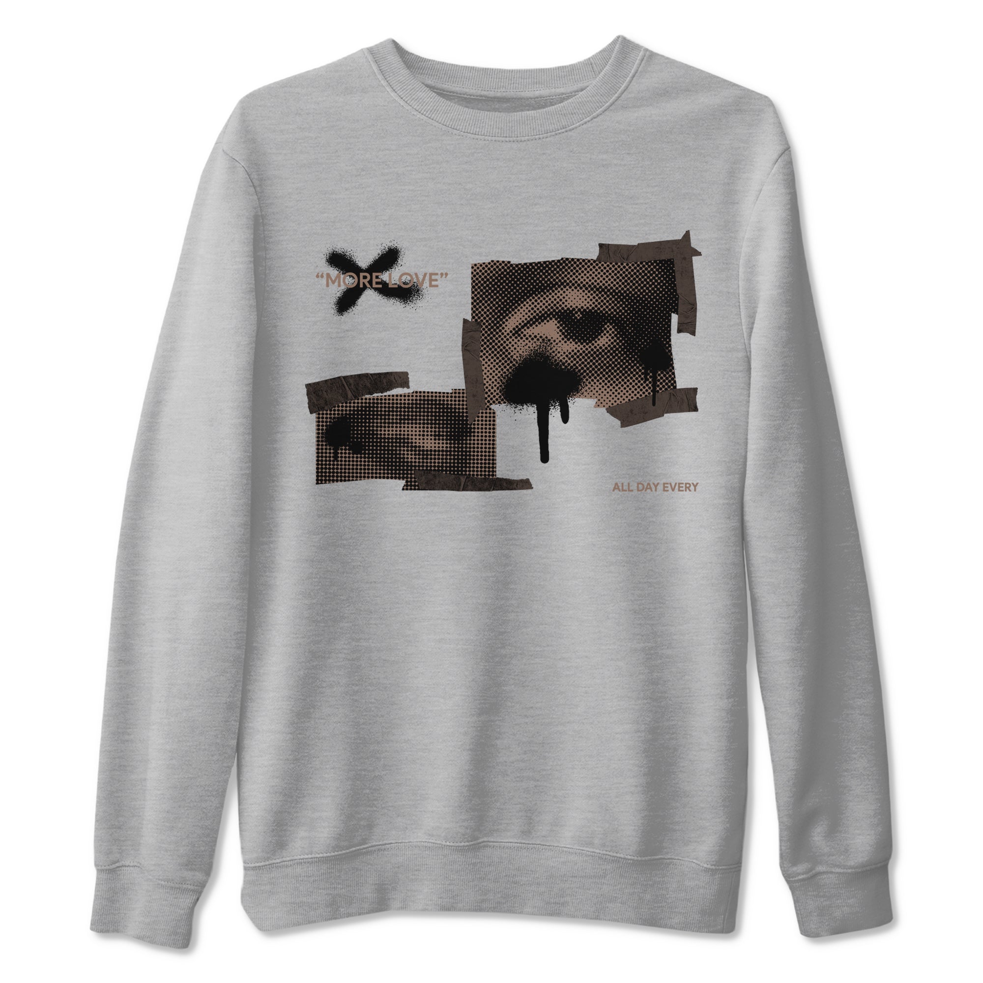 More Love snkmatch Tees - Air Jordan 1 Travis Scott Velvet Brown