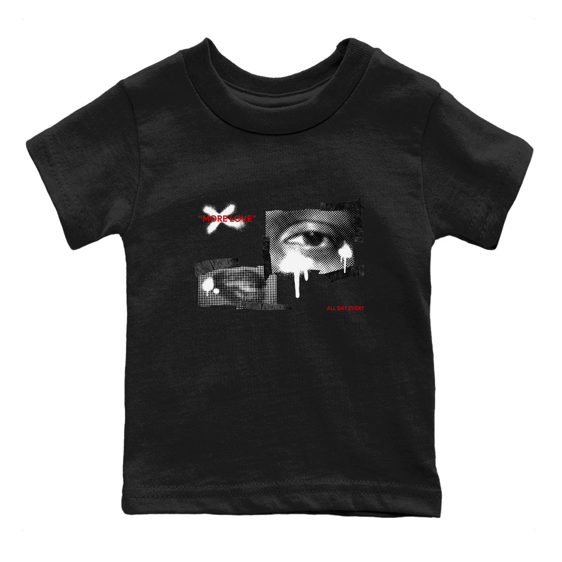 More Love snkmatch Tees Kids - Air Jordan 14 Black Toe