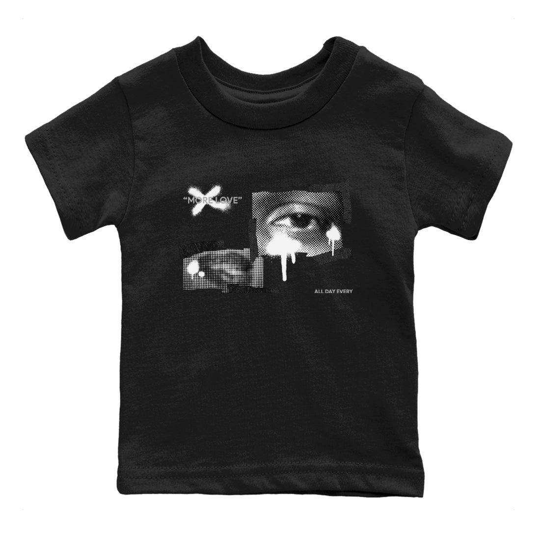 More Love snkmatch Tees Kids - Air Jordan 3 Black Cat