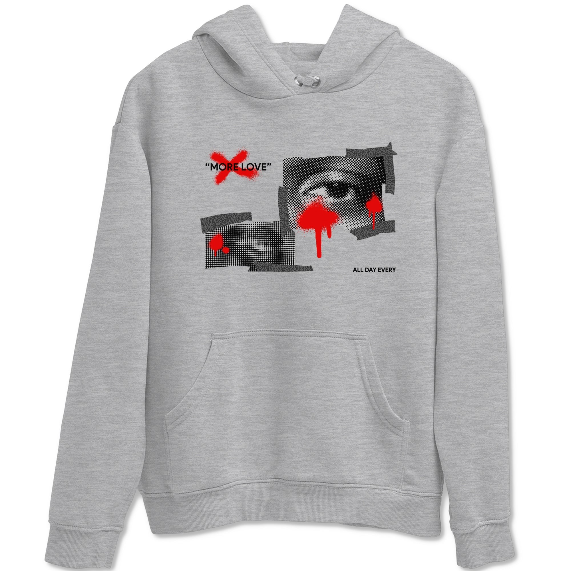 More Love snkmatch Tees - Air Jordan 3 Black Cement