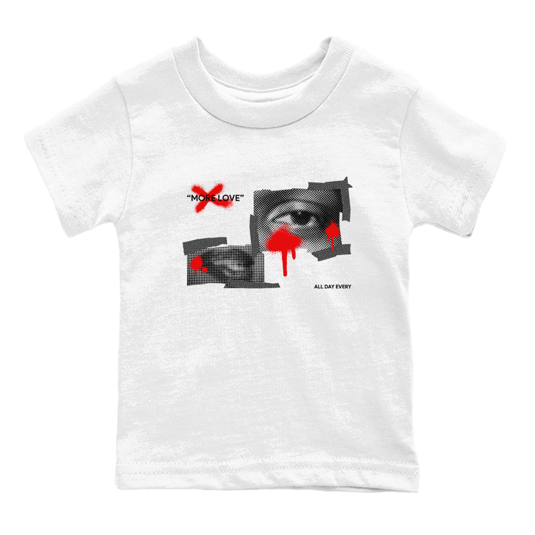 More Love snkmatch Tees Kids - Air Jordan 3 Black Cement