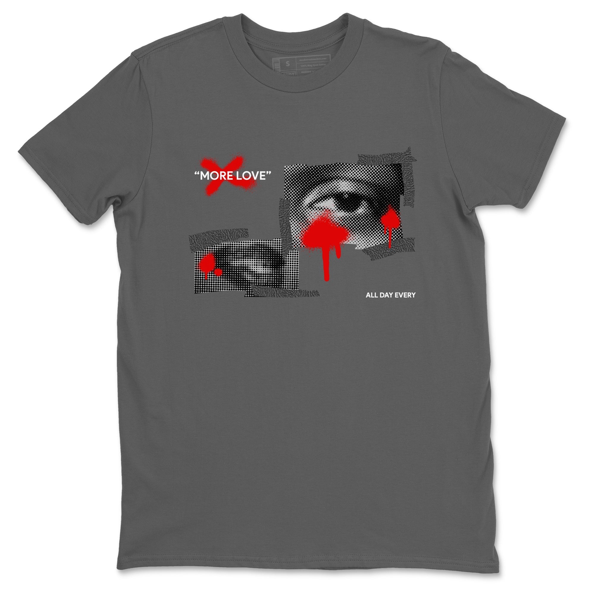 More Love snkmatch Tees - Air Jordan 3 Black Cement