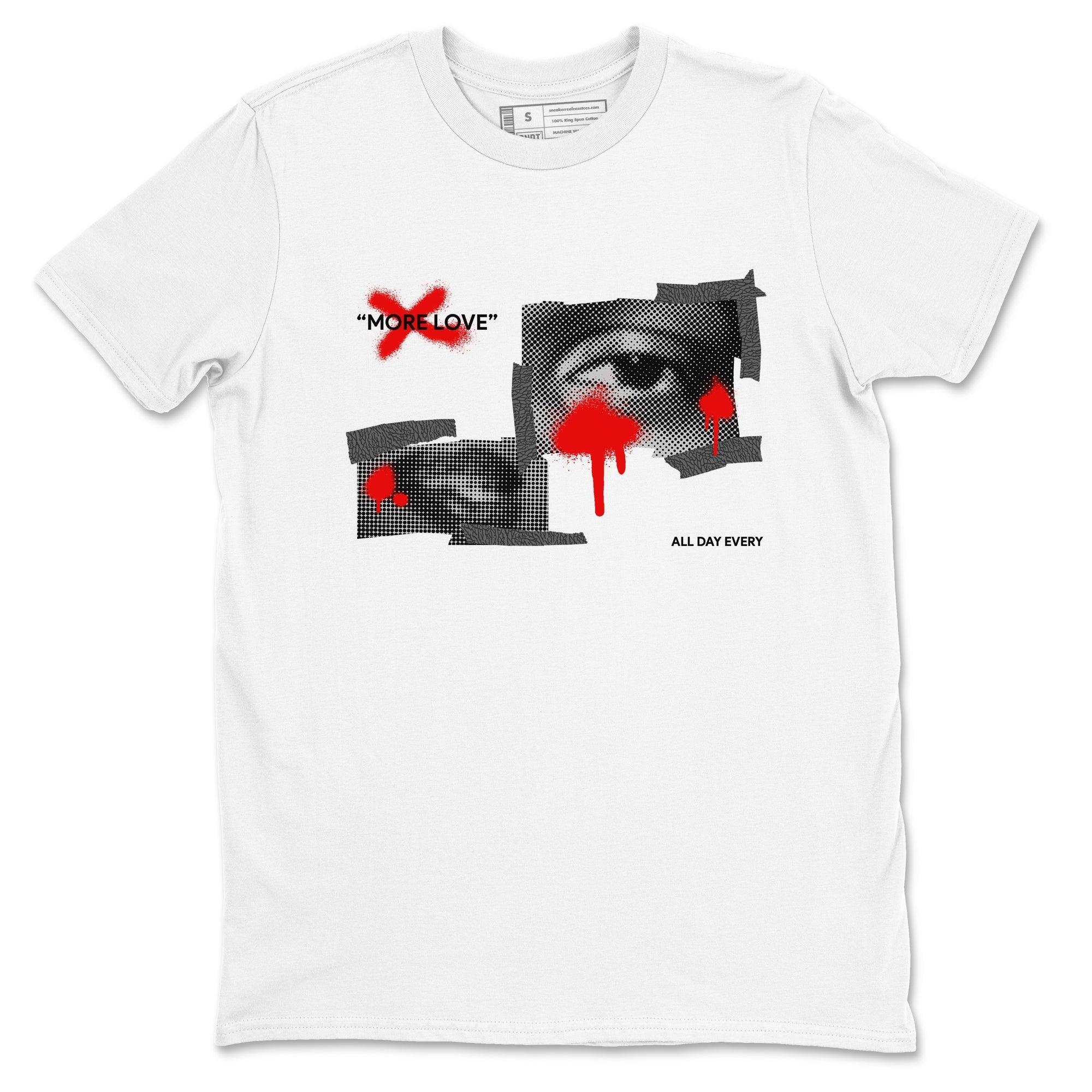 More Love snkmatch Tees - Air Jordan 3 Black Cement