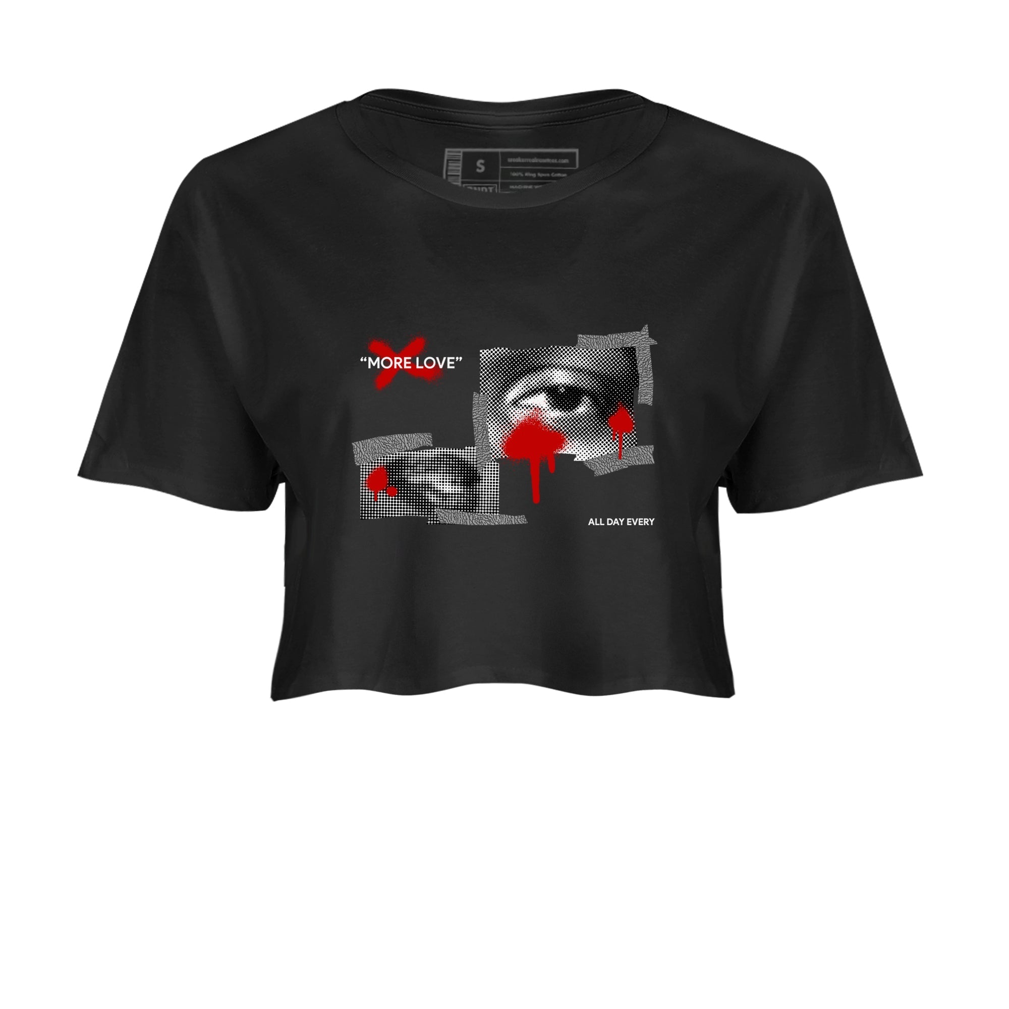 More Love snkmatch Women's Top - Air Jordan 3 Cement Grey