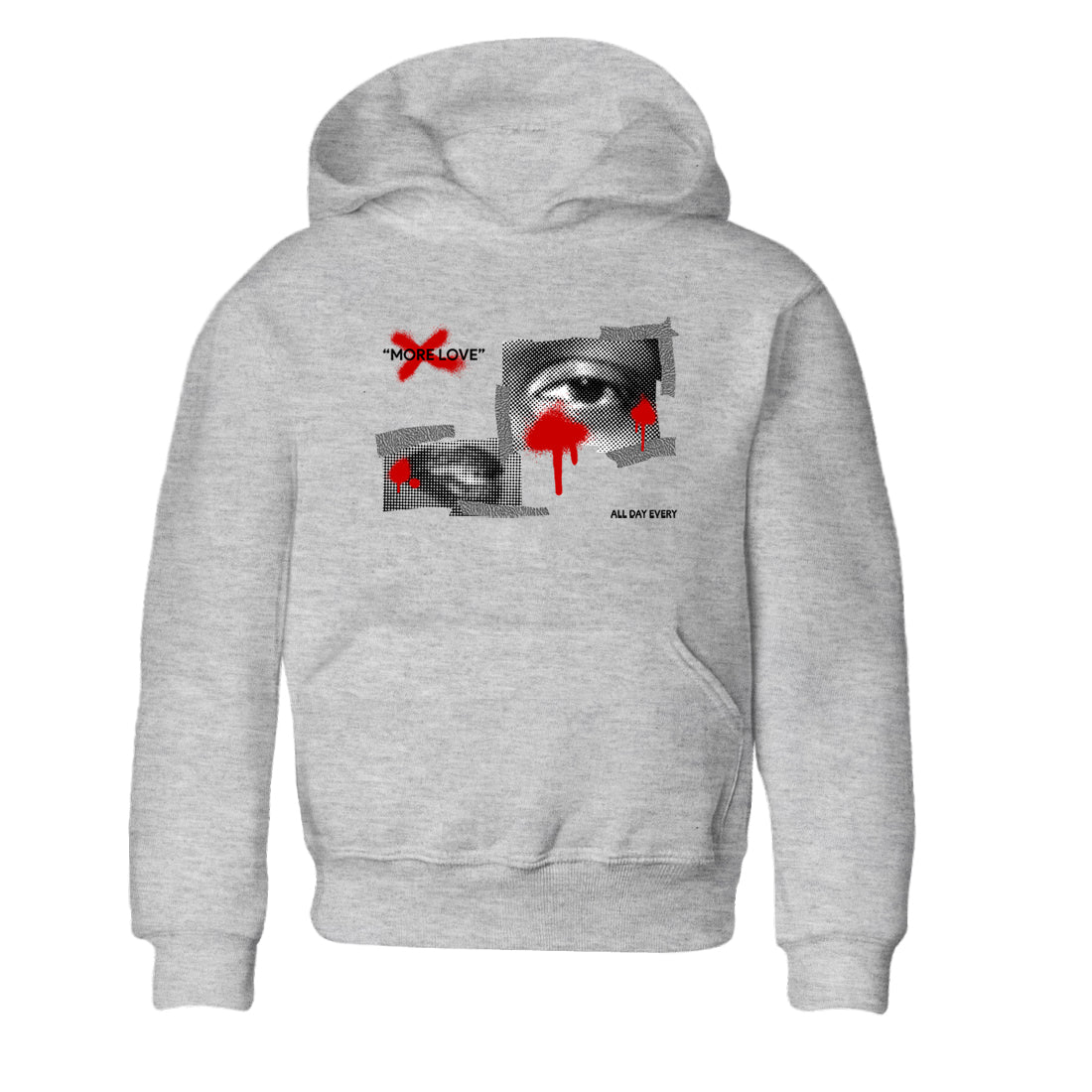 More Love snkmatch Tees Kids - Air Jordan 3 Cement Grey