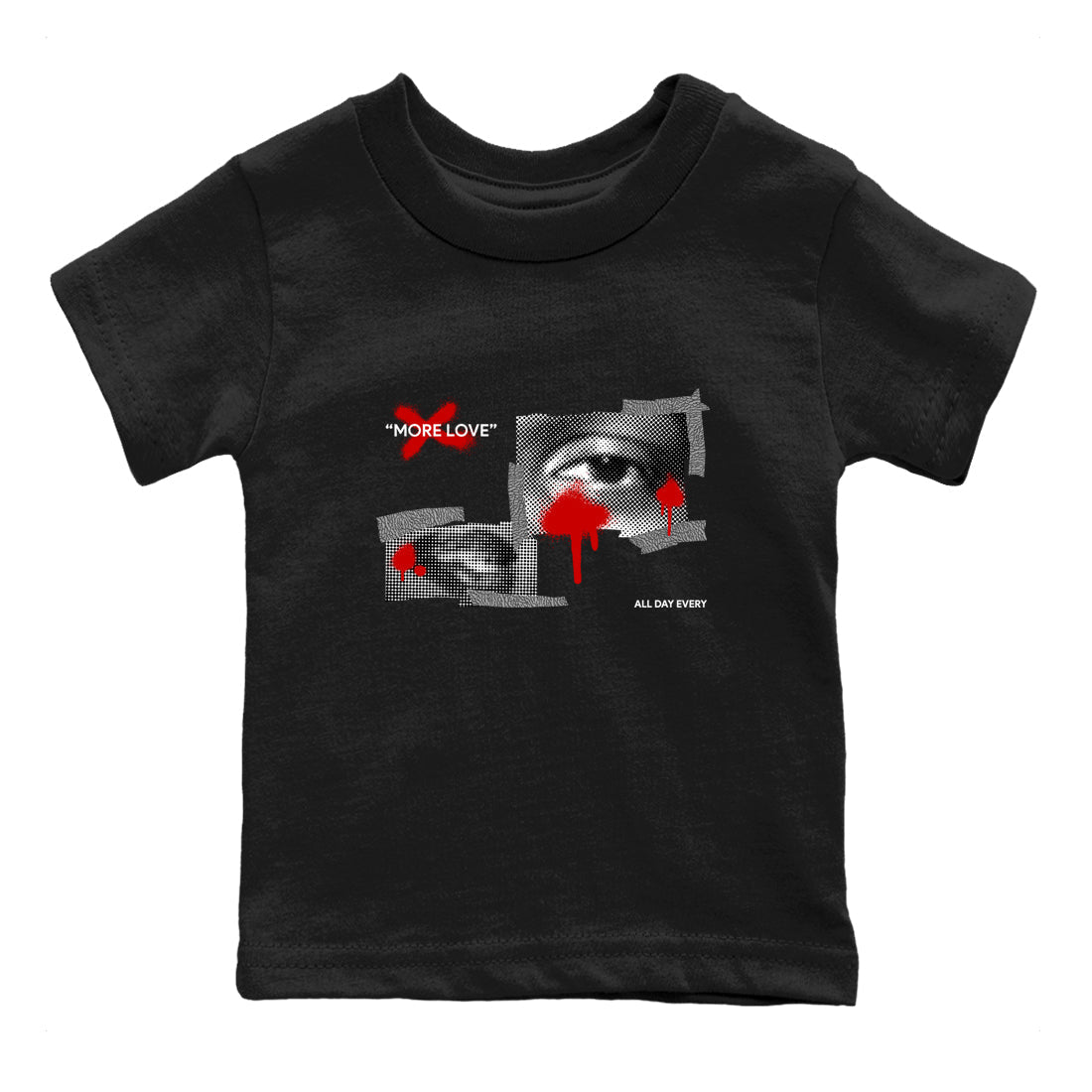 More Love snkmatch Tees Kids - Air Jordan 3 Cement Grey