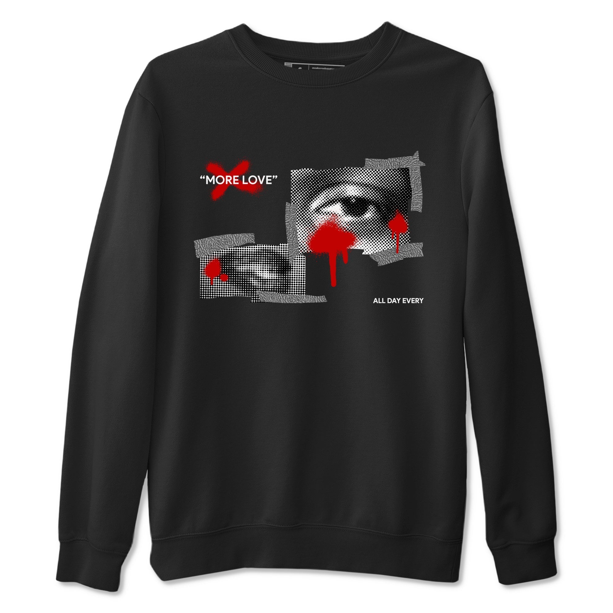 More Love snkmatch Tees - Air Jordan 3 Cement Grey