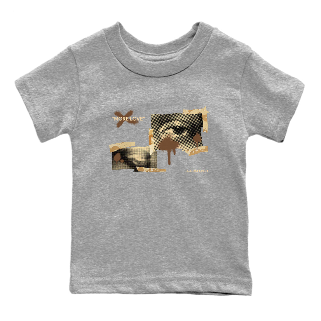More Love snkmatch Tees Kids - Air Jordan 3 Desert Camo