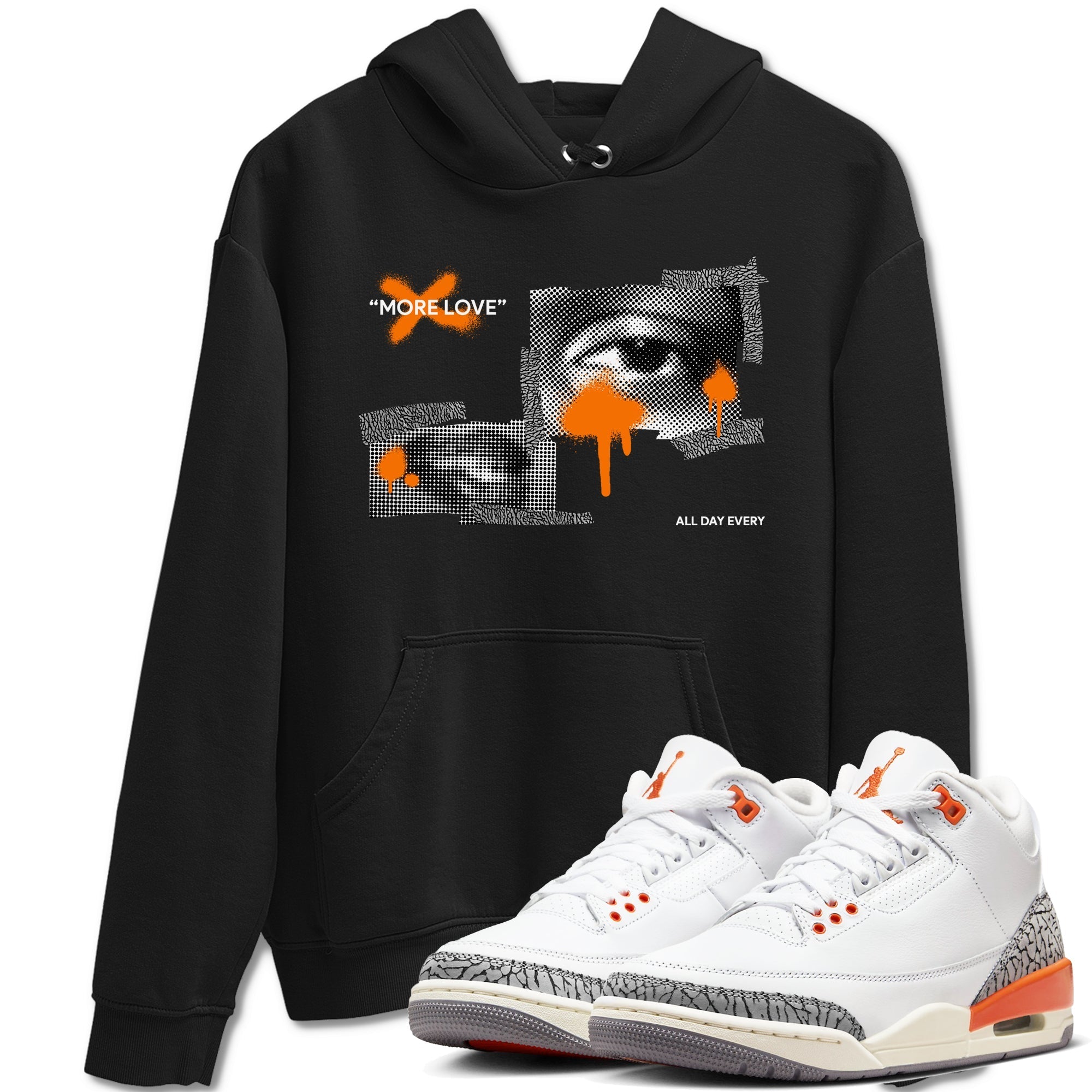 More Love snkmatch Tees - Air Jordan 3 Georgia Peach
