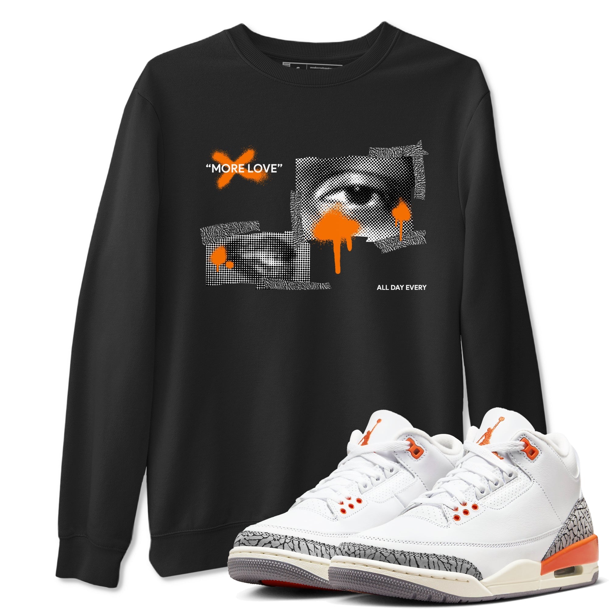 More Love snkmatch Tees - Air Jordan 3 Georgia Peach