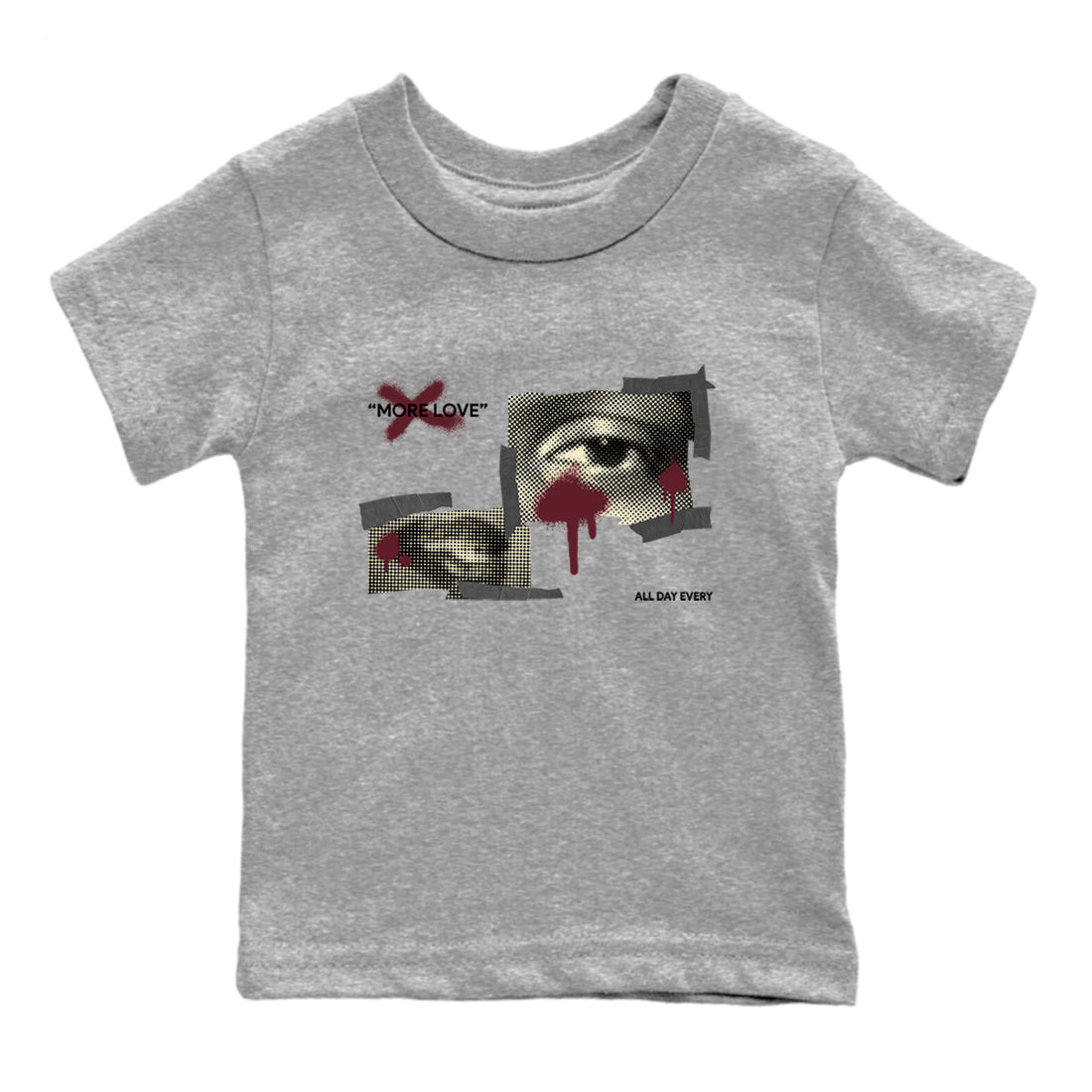 More Love snkmatch Tees Kids - Air Jordan 4 A Ma Maniere x Fossil Stone