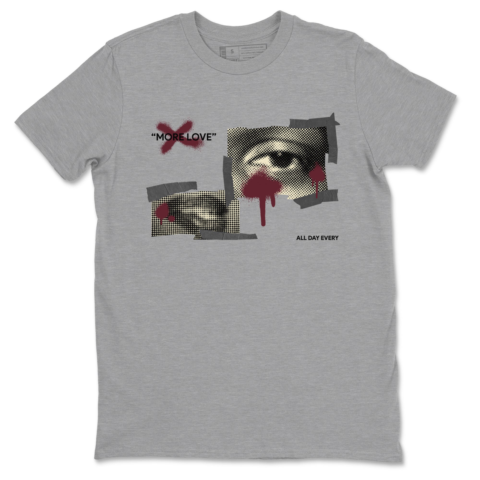More Love snkmatch Tees - Air Jordan 4 A Ma Maniere x Fossil Stone
