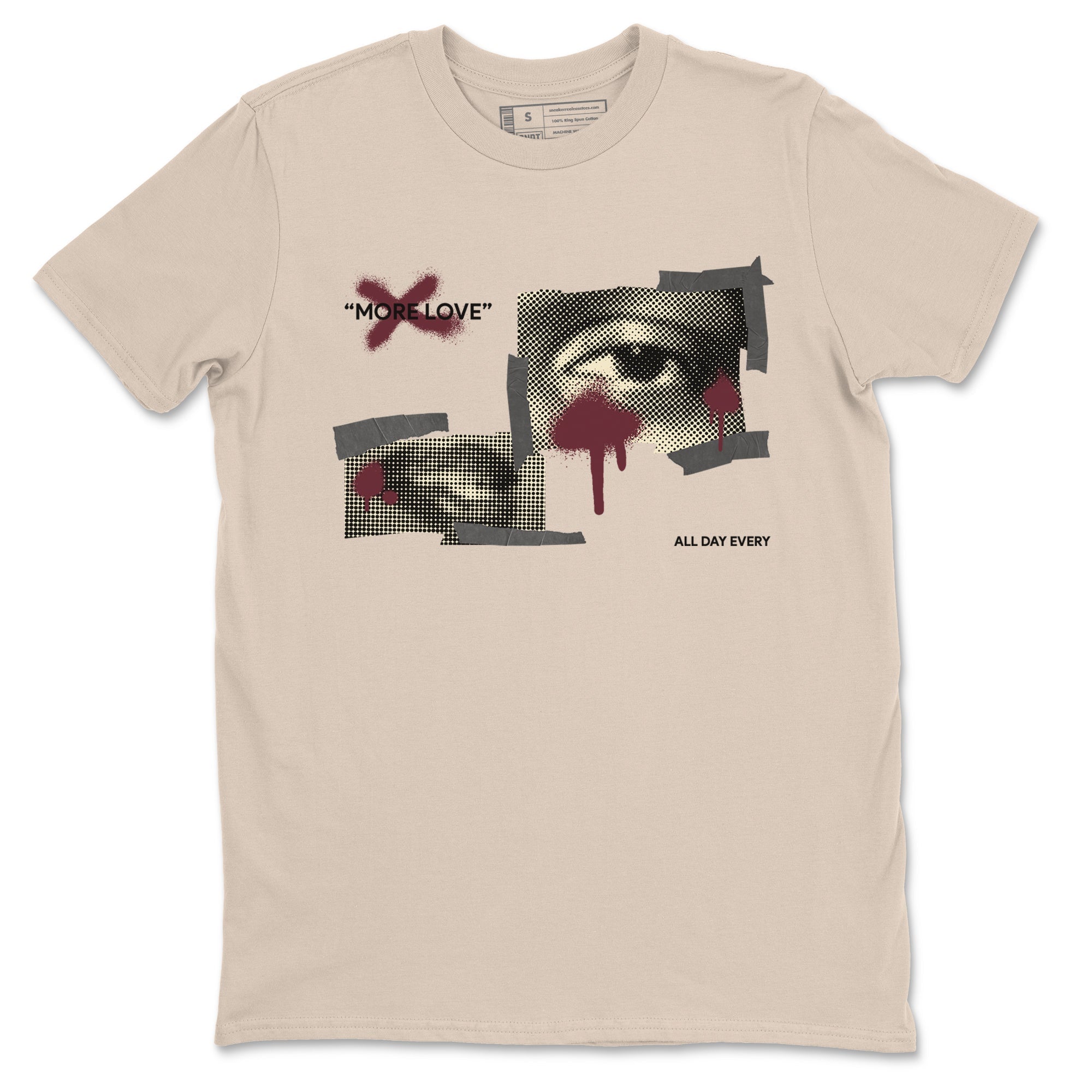 More Love snkmatch Tees - Air Jordan 4 A Ma Maniere x Fossil Stone