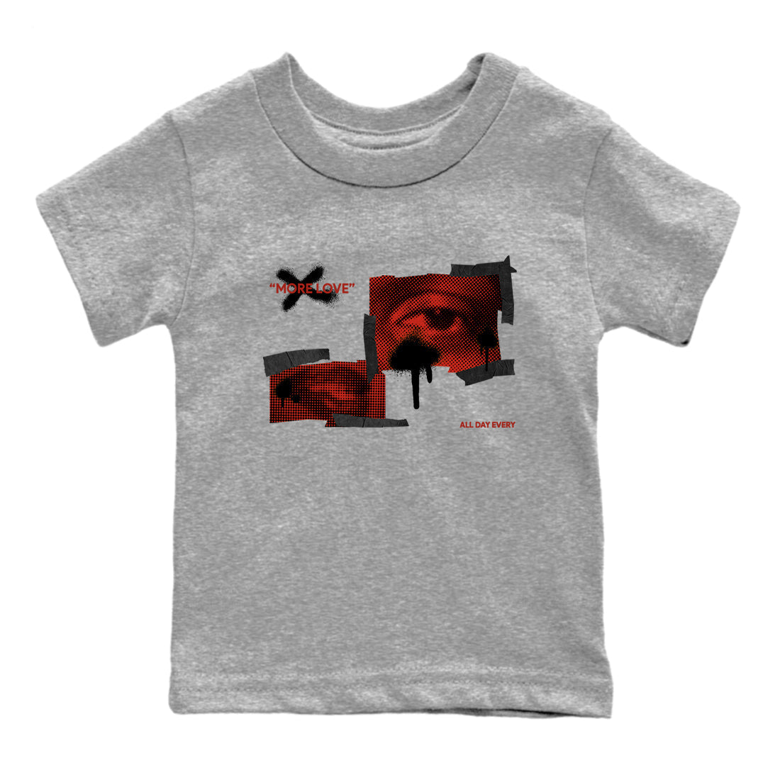 More Love snkmatch Tees Kids - Air Jordan 4 Brick By Brick