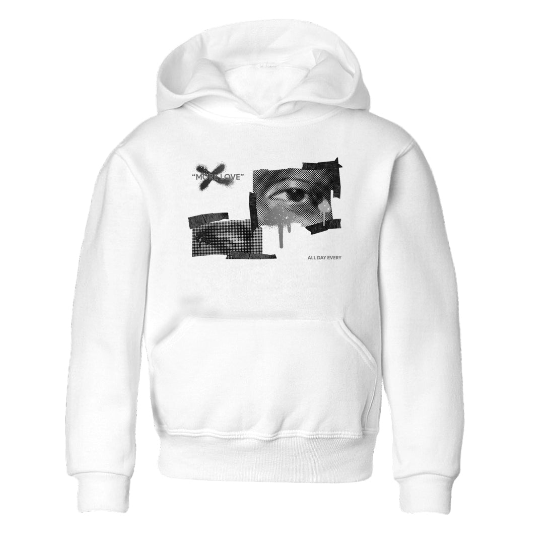 More Love snkmatch Tees Kids - Air Jordan 4 Fear