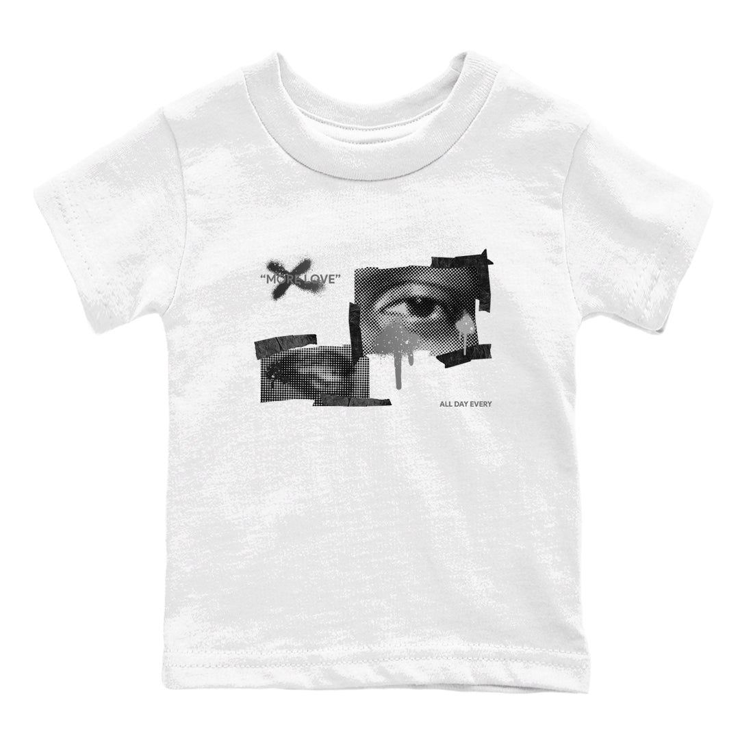 More Love snkmatch Tees Kids - Air Jordan 4 Fear