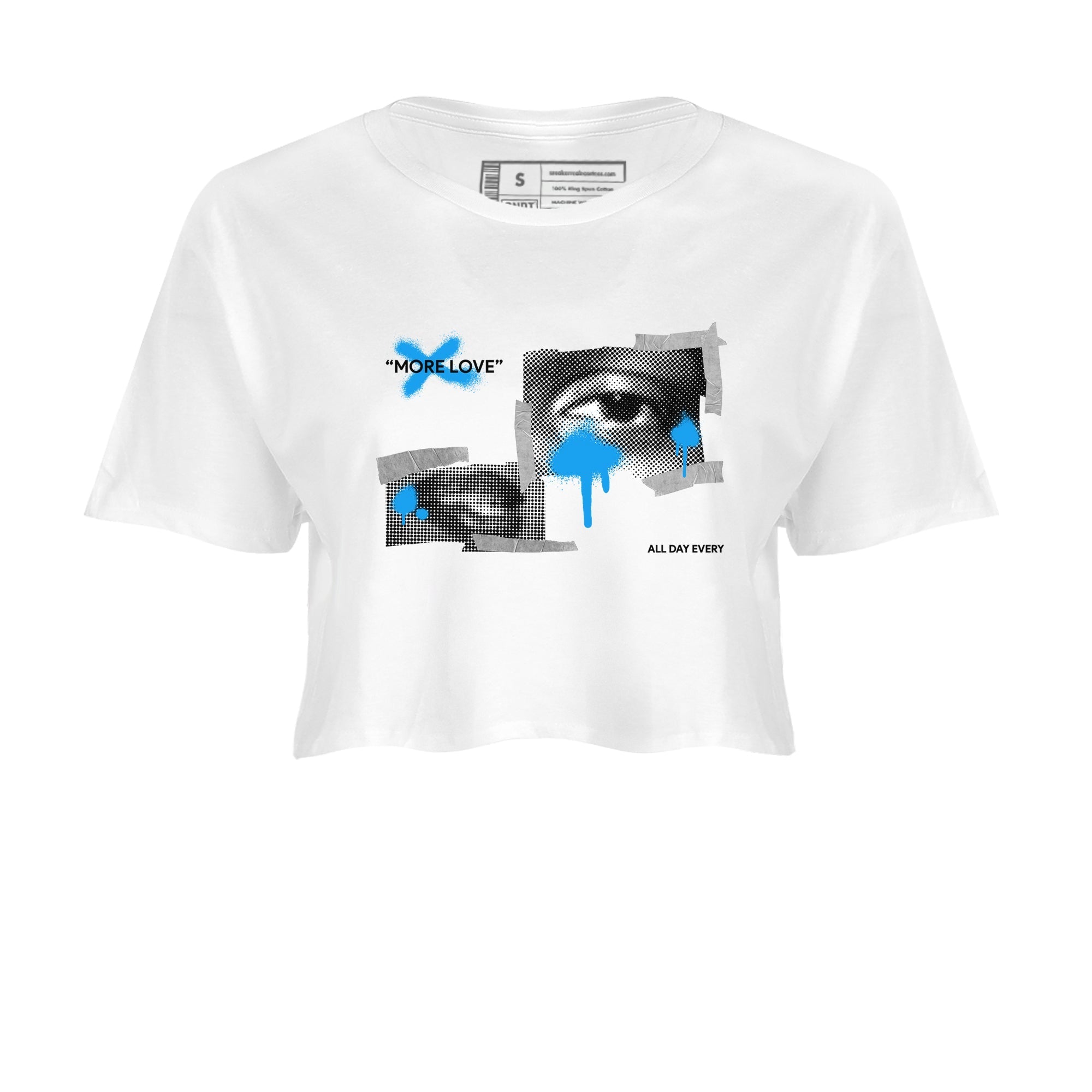 More Love snkmatch Women's Top - Air Jordan 4 Military Blue