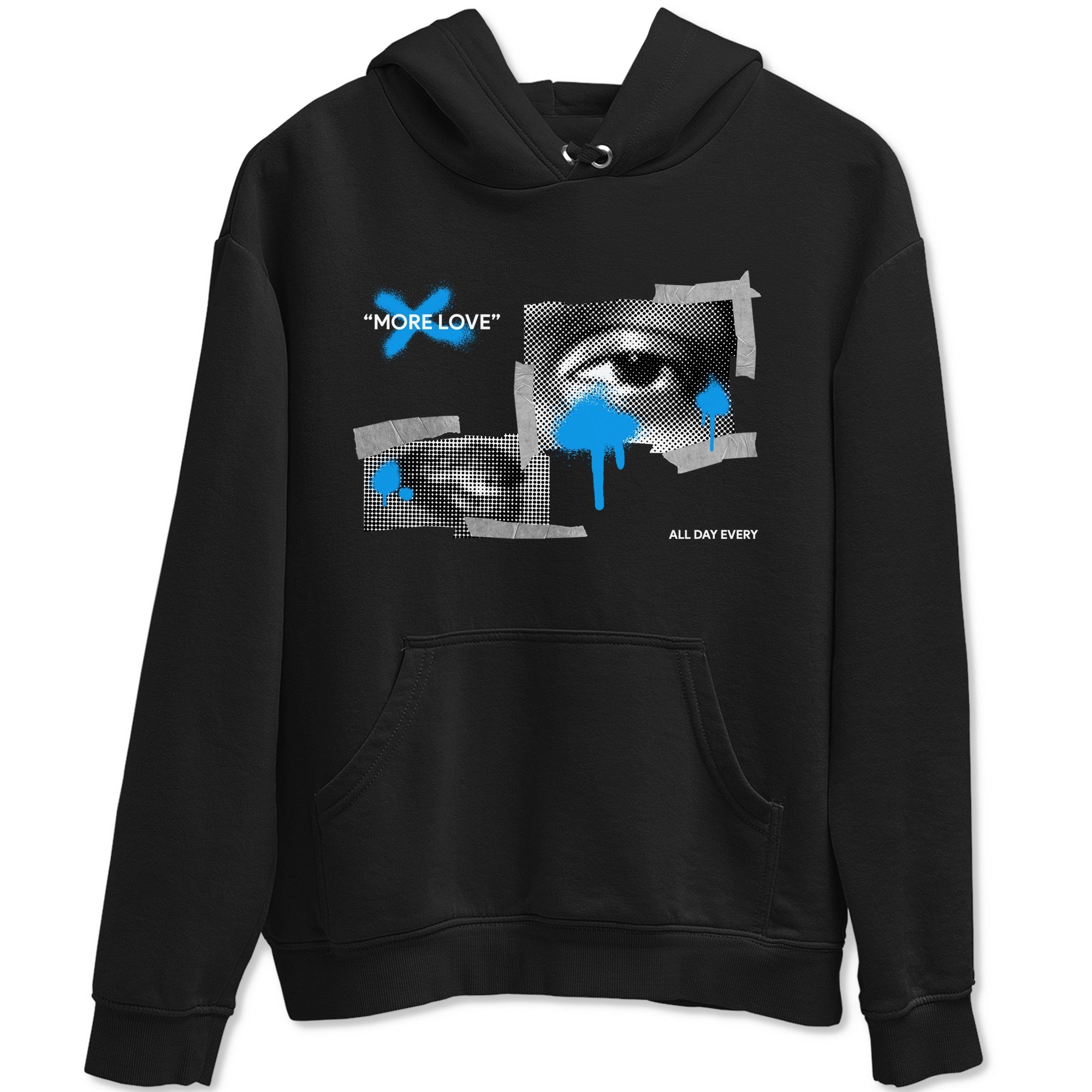 More Love snkmatch Tees - Air Jordan 4 Military Blue