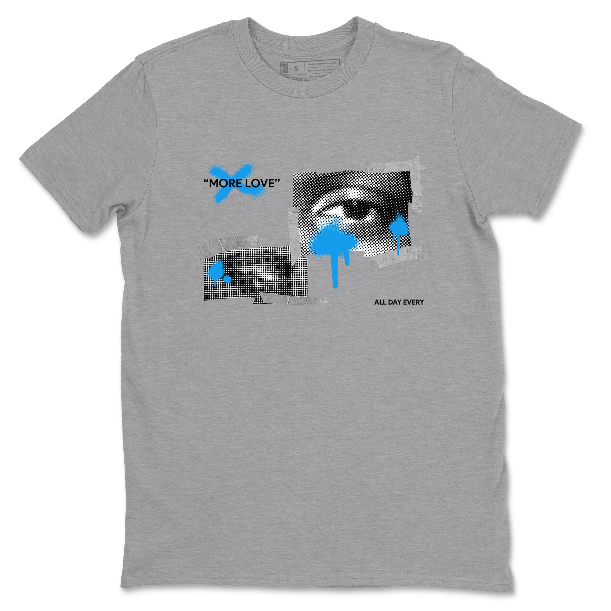 More Love snkmatch Tees - Air Jordan 4 Military Blue