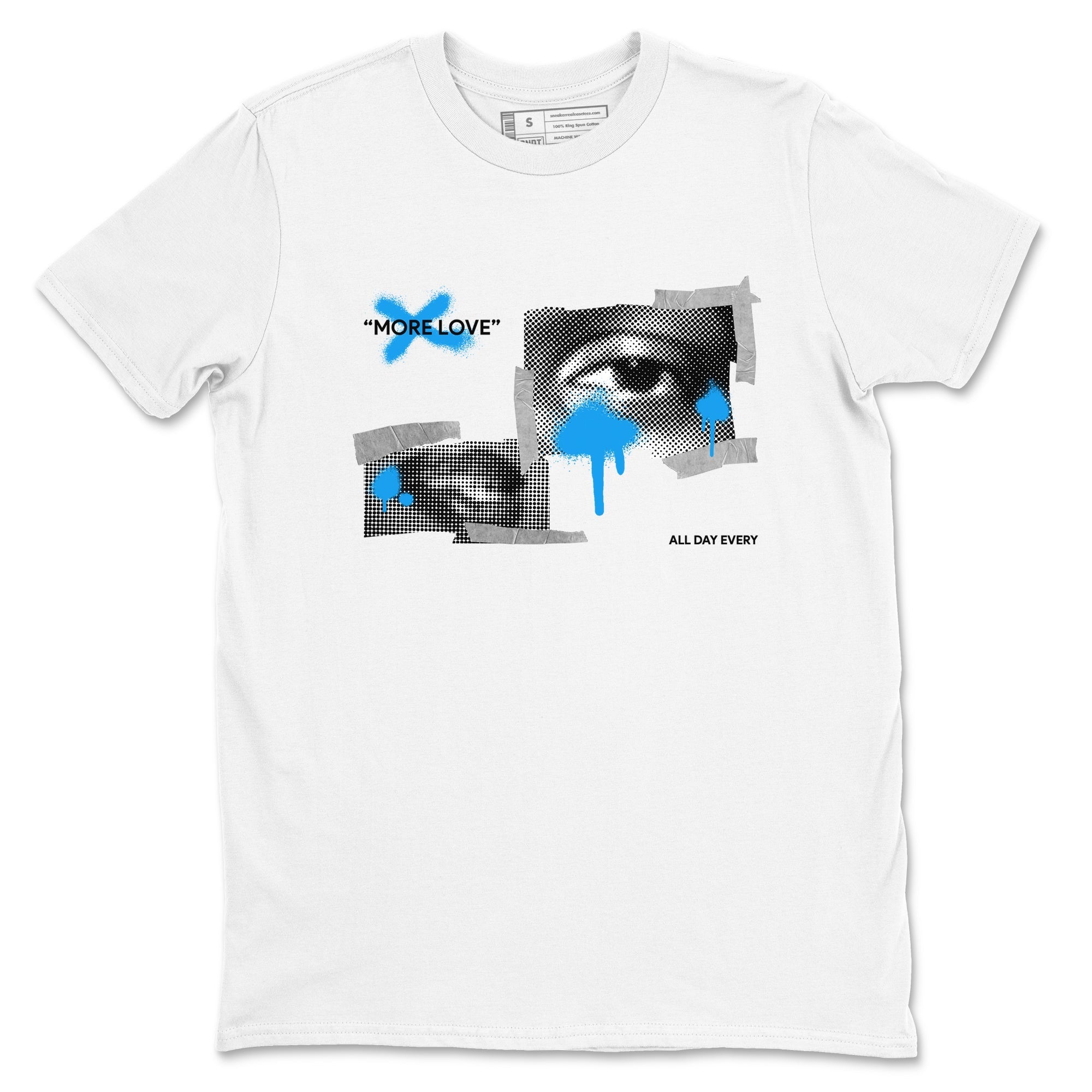 More Love snkmatch Tees - Air Jordan 4 Military Blue