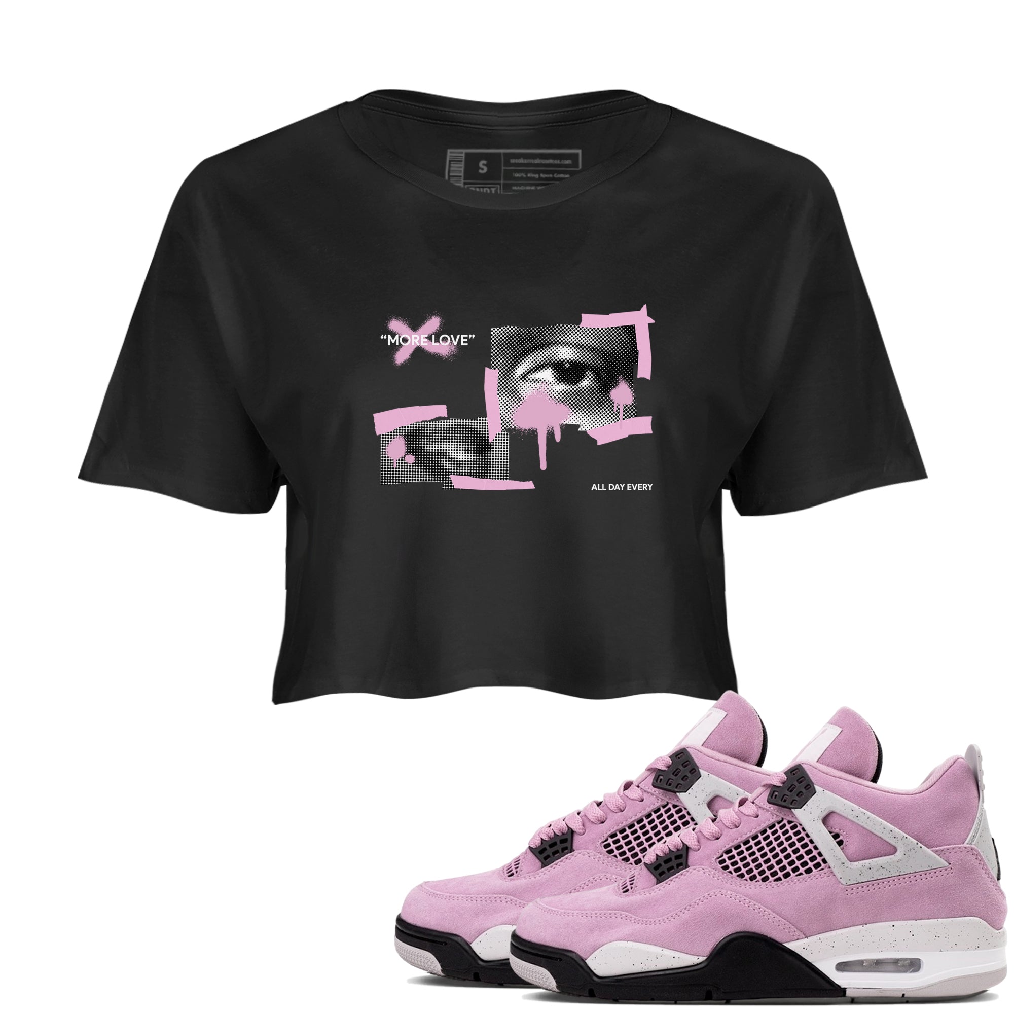 More Love snkmatch Women's Top - Air Jordan 4 Orchid
