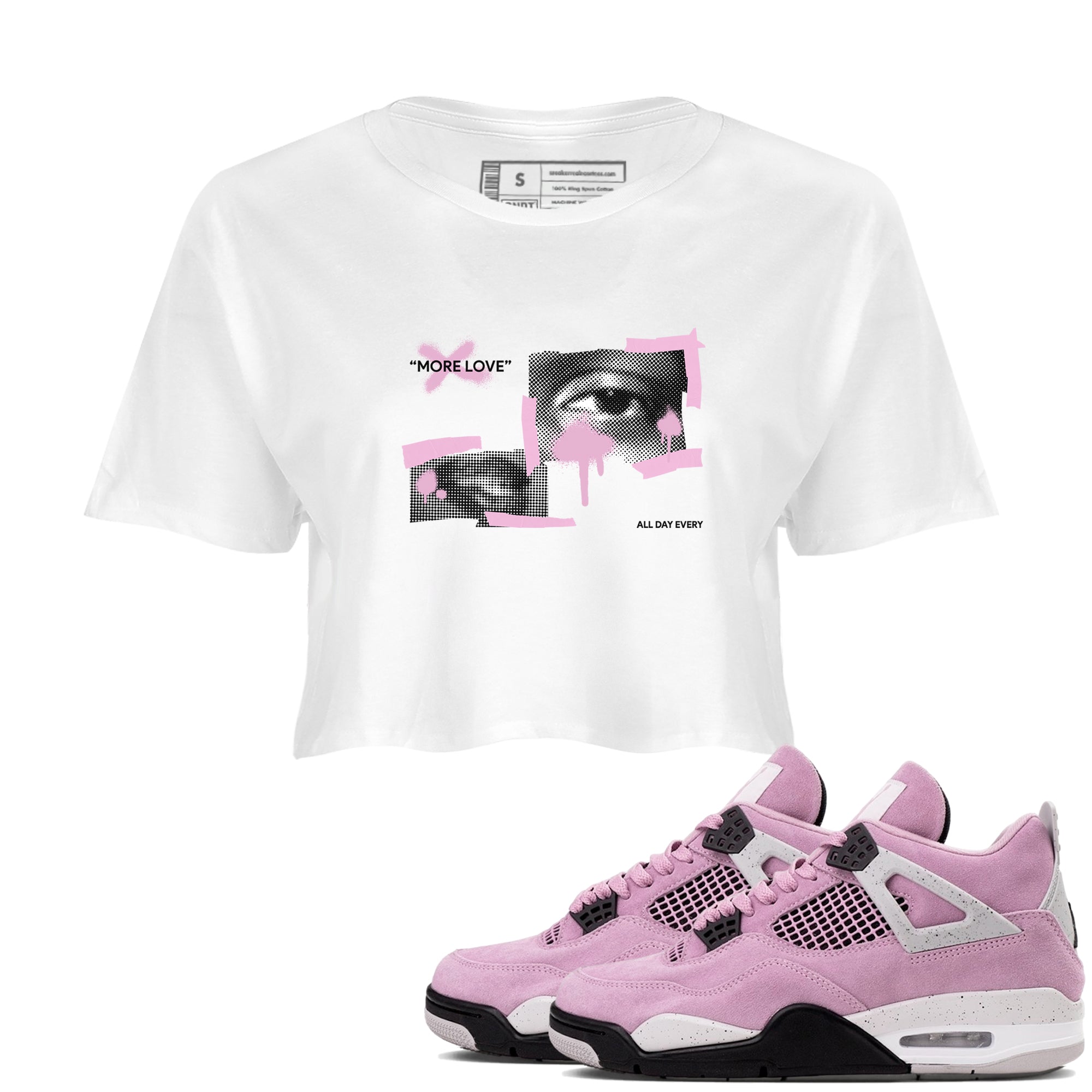 More Love snkmatch Women's Top - Air Jordan 4 Orchid