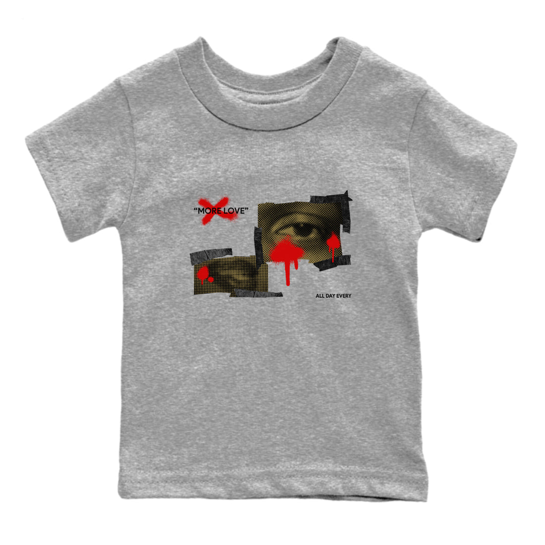 More Love snkmatch Tees Kids - Air Jordan 9 Olive