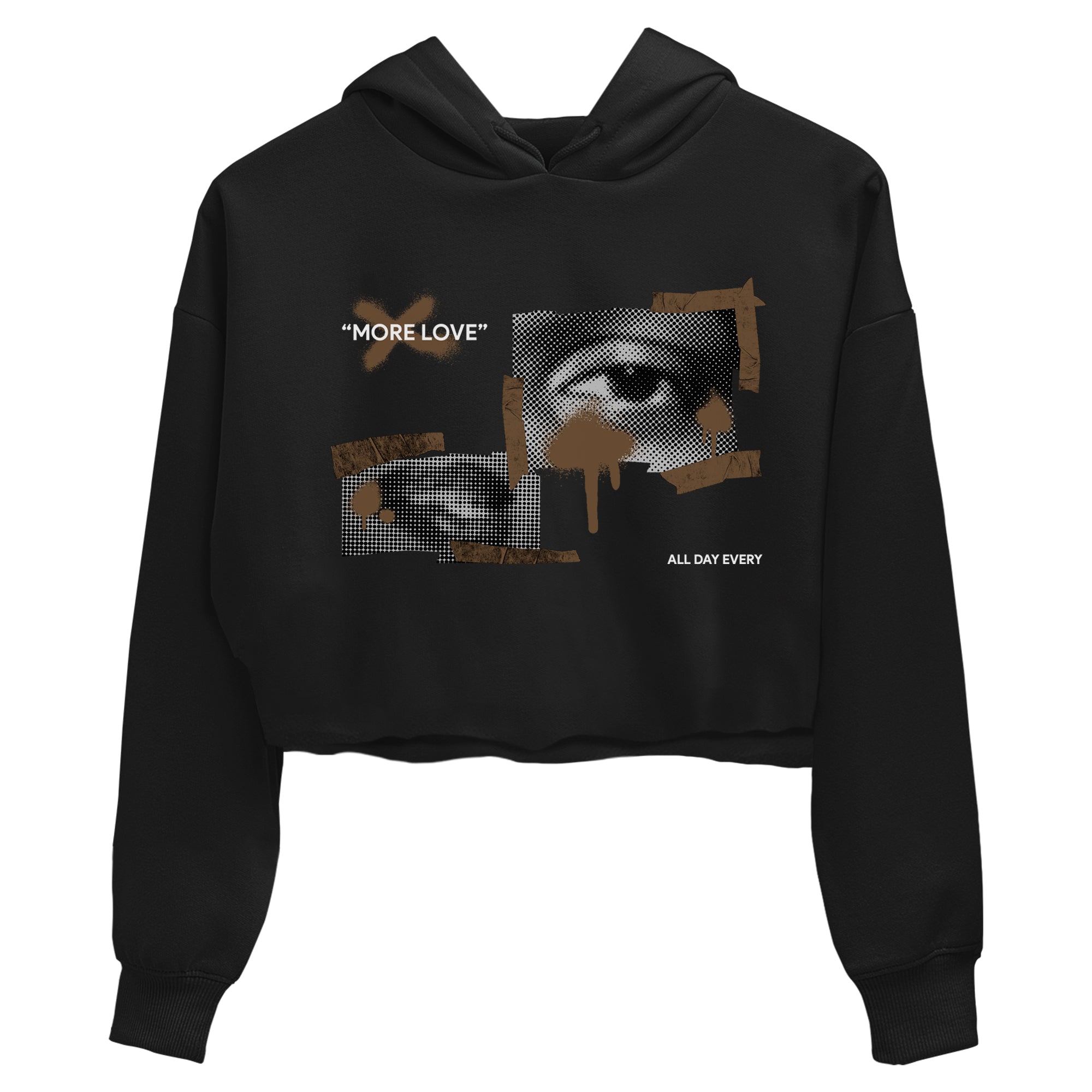 More Love snkmatch Women's Top - Jordan Jumpman Jack Travis Scott Dark Mocha