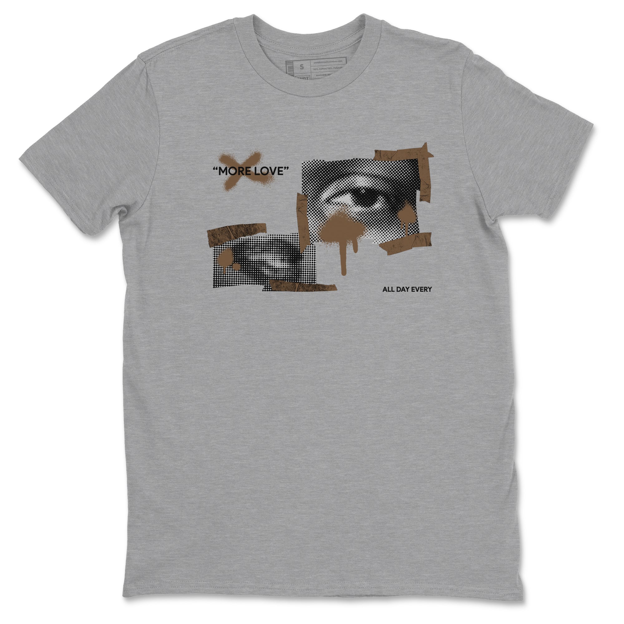 More Love snkmatch Tees - Jordan Jumpman Jack Travis Scott Dark Mocha