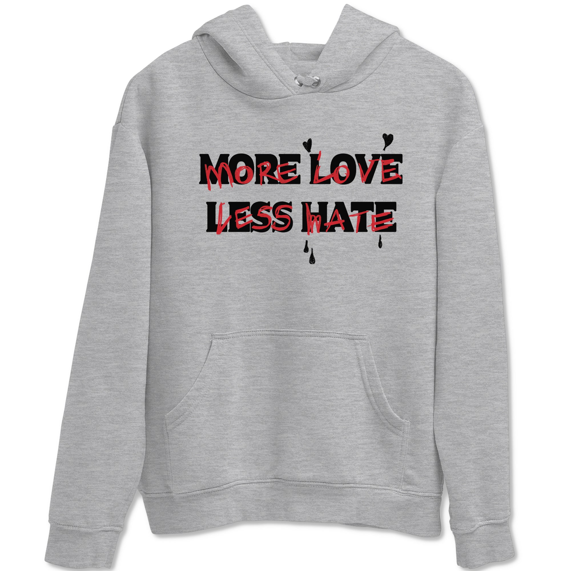 More Love Less Hate snkmatch Tees - Air Jordan 12 Flu Game