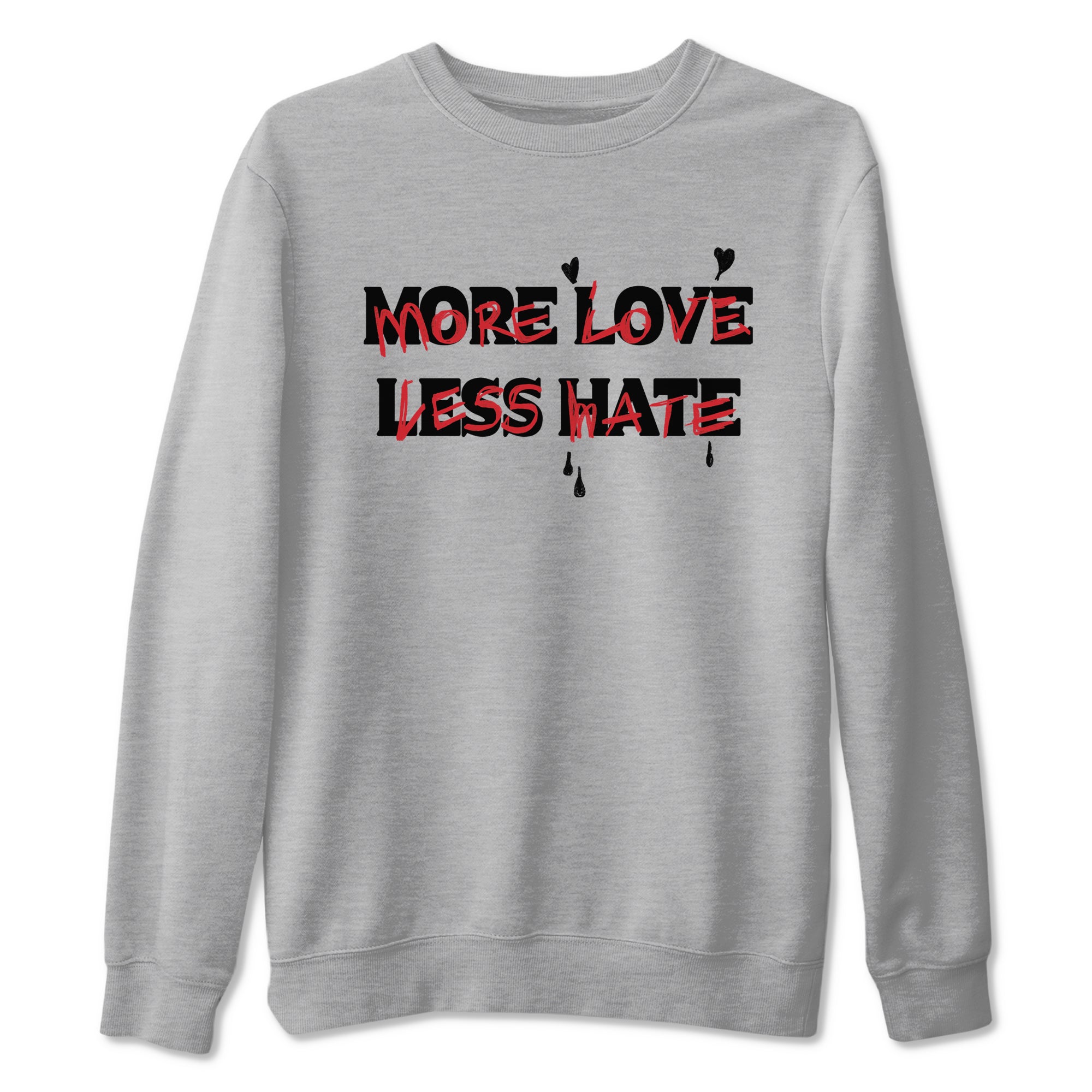 More Love Less Hate snkmatch Tees - Air Jordan 12 Flu Game
