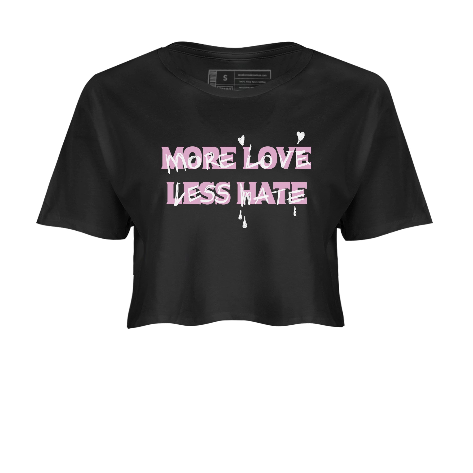 More Love Less Hate snkmatch Women's Top - Air Jordan 4 Orchid