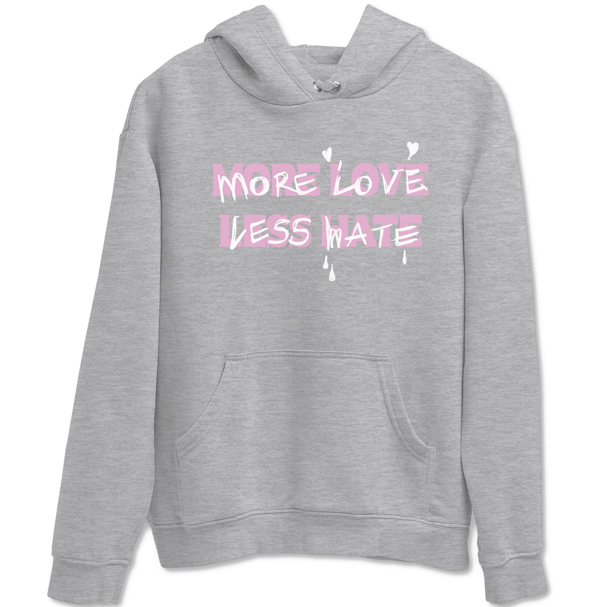 More Love Less Hate snkmatch Tees - Air Jordan 4 Orchid