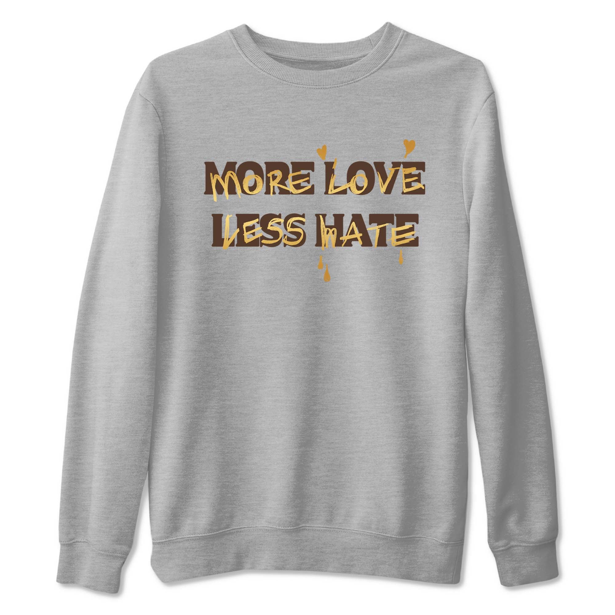 More Love Less Hate snkmatch Tees - Air Jordan 5 Golden Ticket